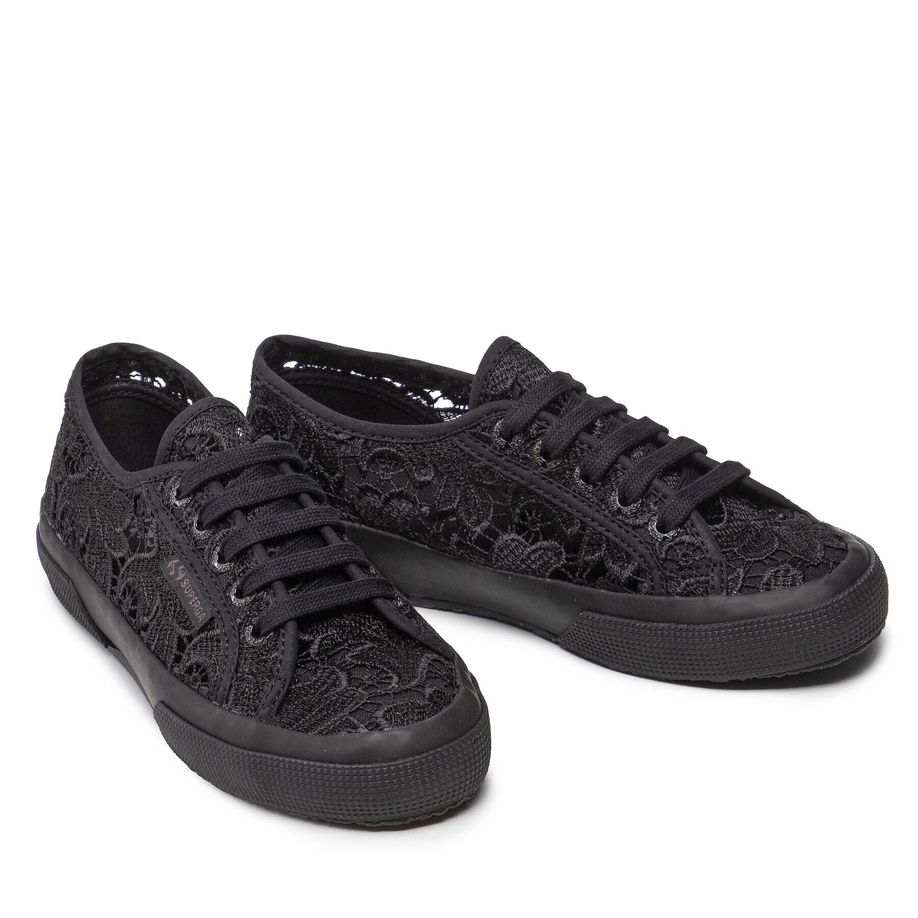 Superga Гуменки Macrame 2750 S81219W Черен - Pepit.bg