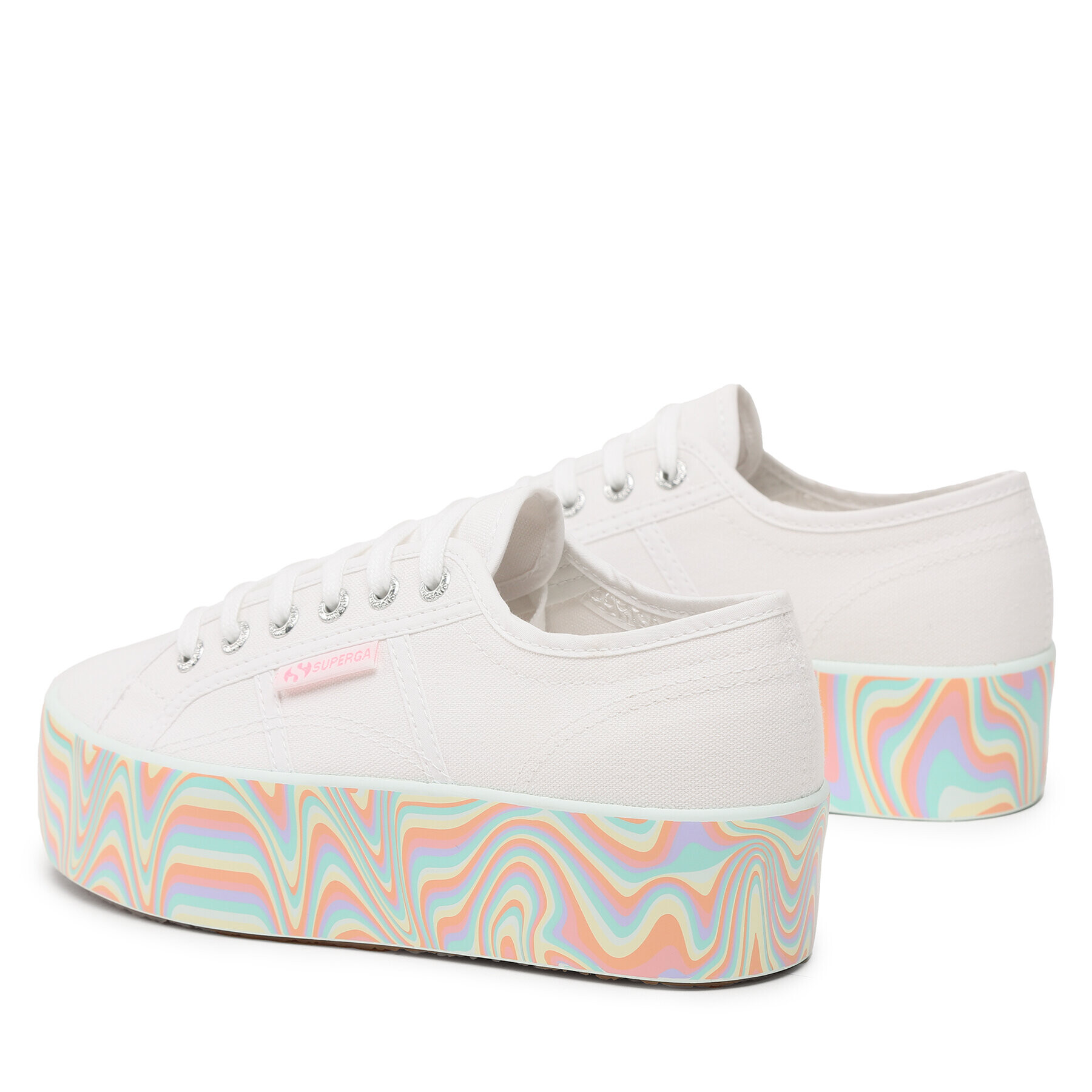 Superga Гуменки Multicolor Liguify Sole 2790 S8124UW Бял - Pepit.bg