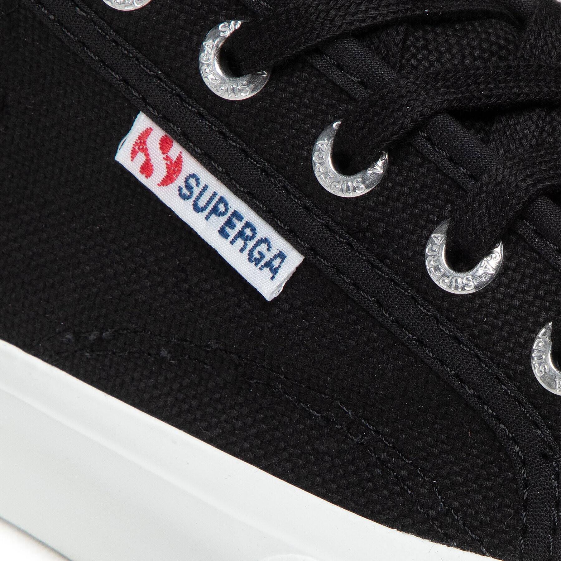 Superga Кецове 2630 Stripe S00GRT0 Черен - Pepit.bg