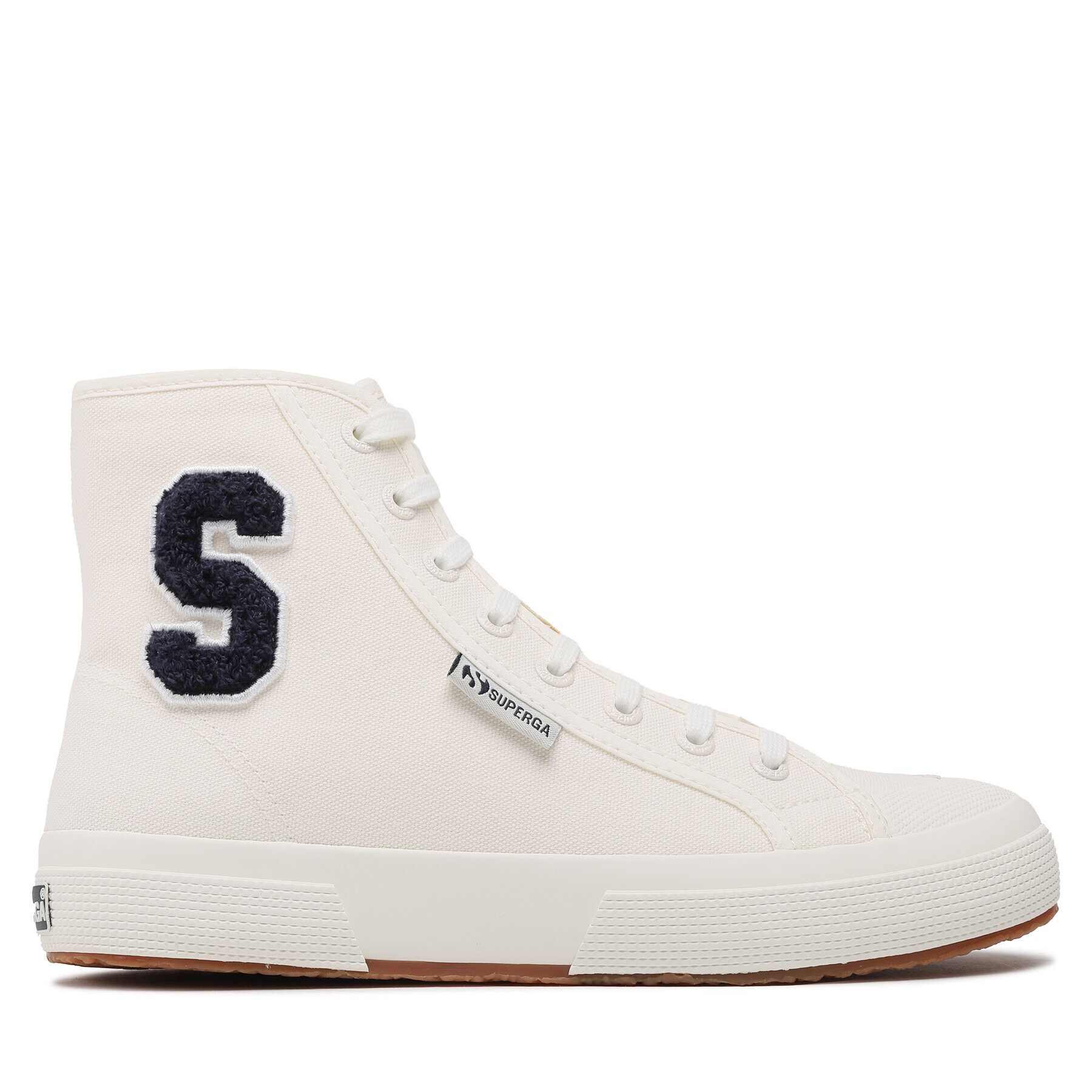Superga Кецове 2295 Cotton Terry Patch S21321W Бял - Pepit.bg