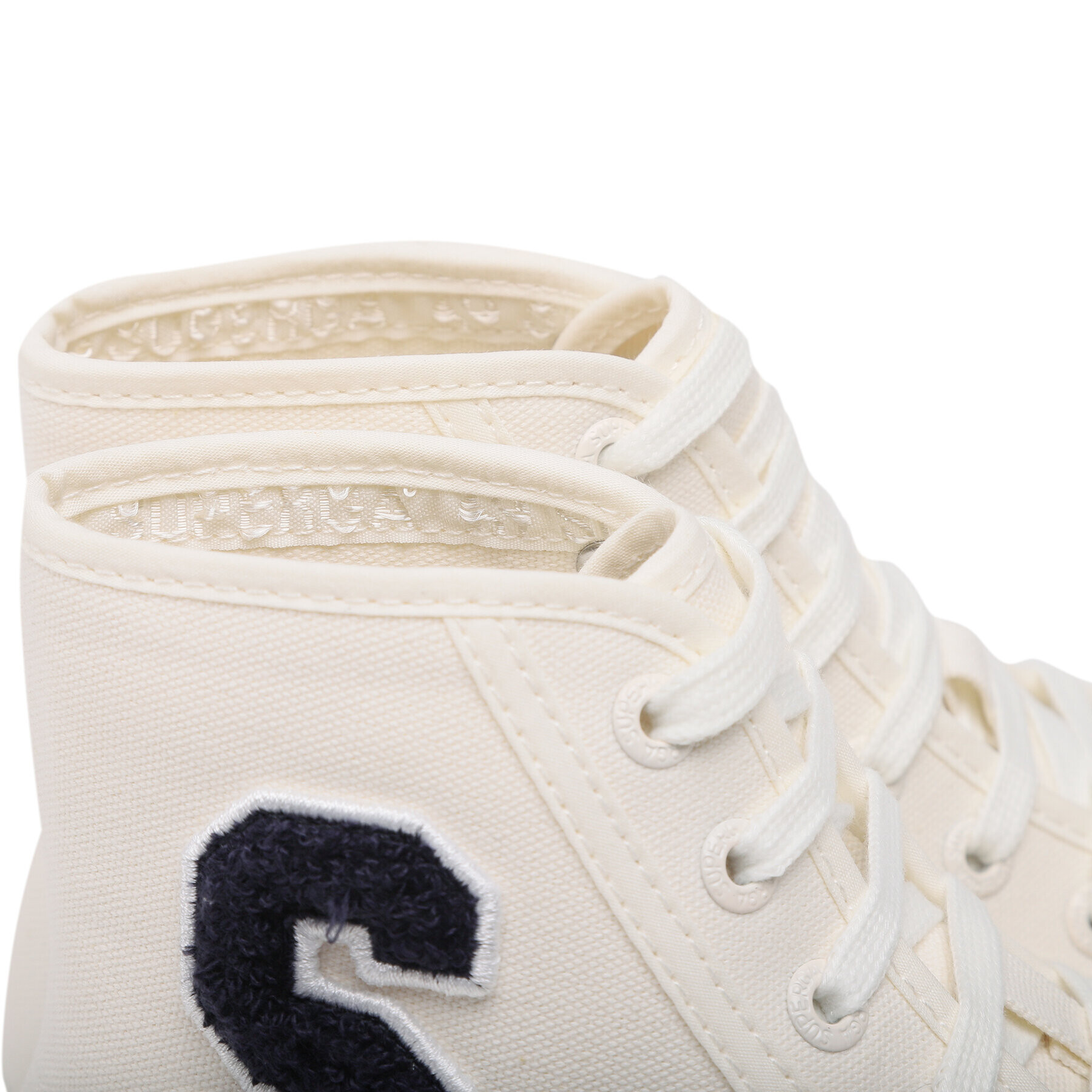 Superga Кецове 2295 Cotton Terry Patch S21321W Бял - Pepit.bg