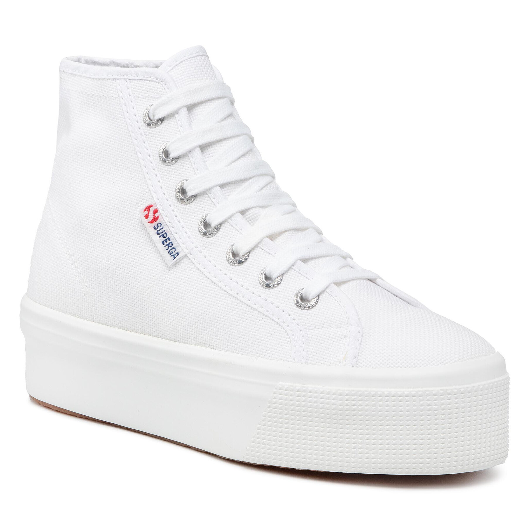 Superga Сникърси 2705 Hi Top S3111MW Бял - Pepit.bg
