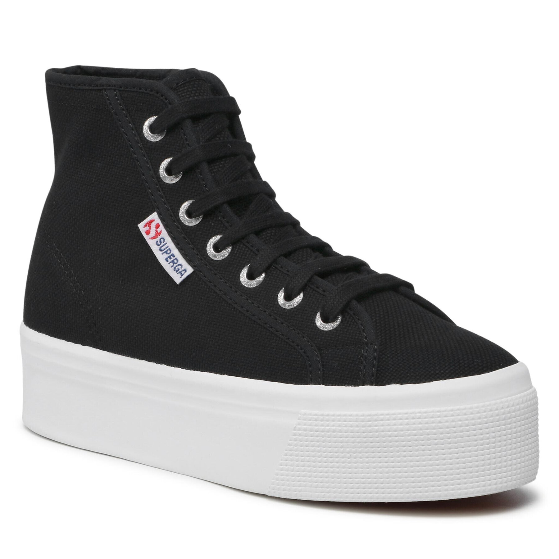 Superga Сникърси 2705 Hi Top S3111MW Черен - Pepit.bg