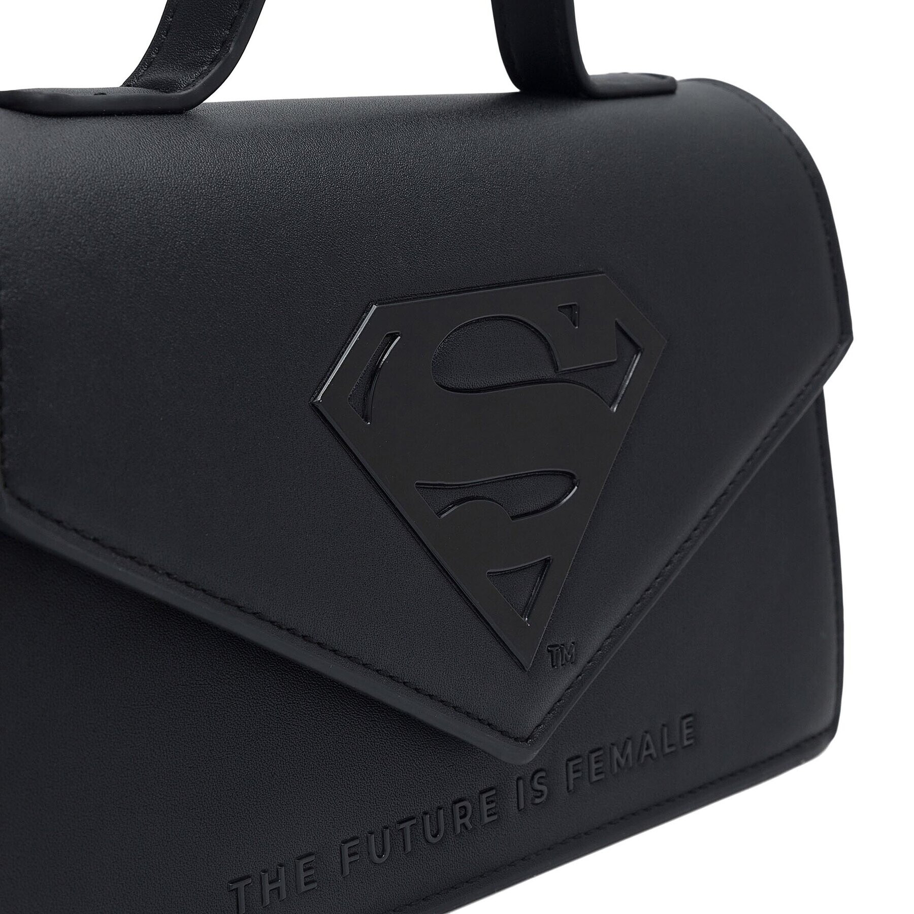 Superman Дамска чанта ACCCS_SS23_174WBSG Черен - Pepit.bg