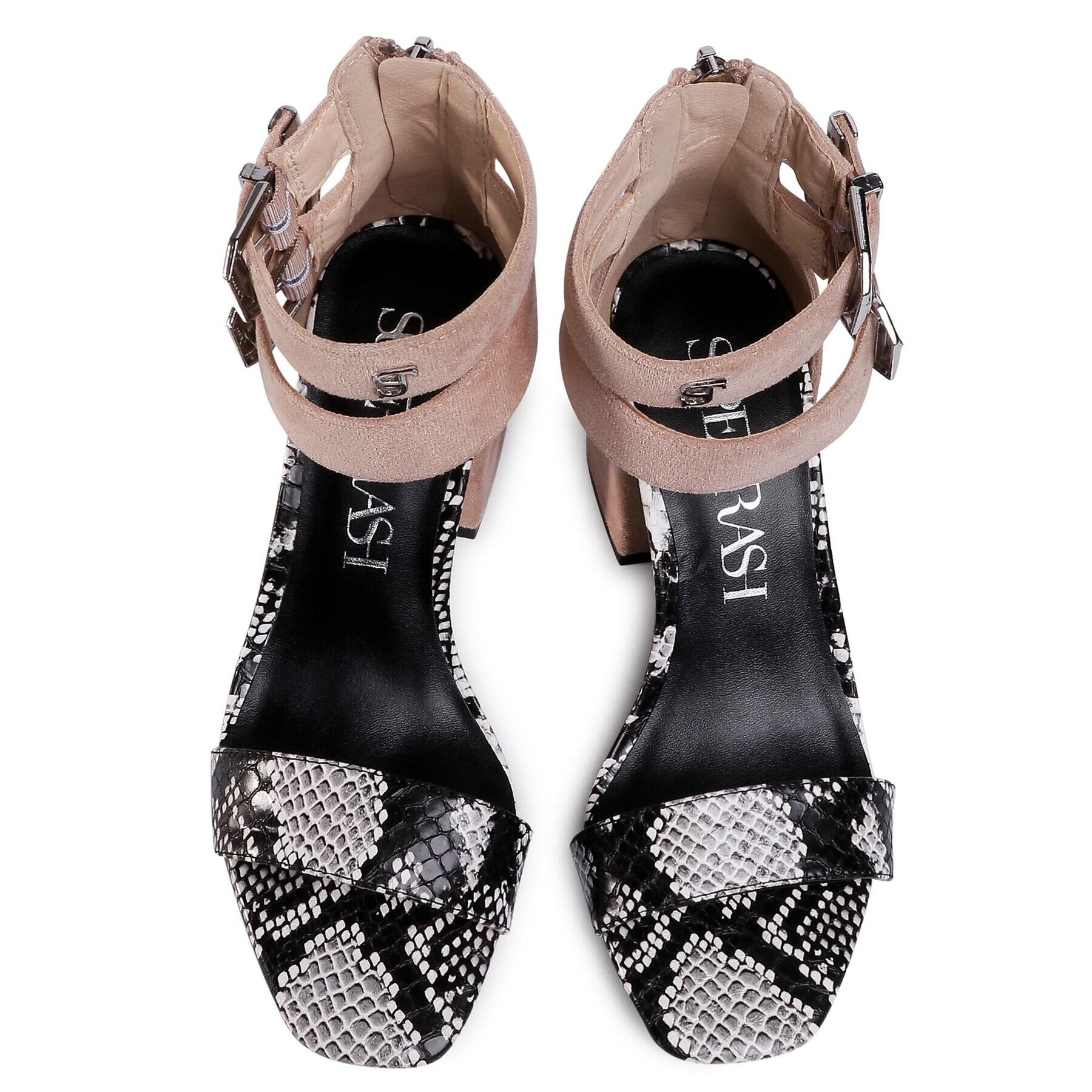 SuperTrash Сандали Ayla Blk Snk W 2011 043402 Бежов - Pepit.bg