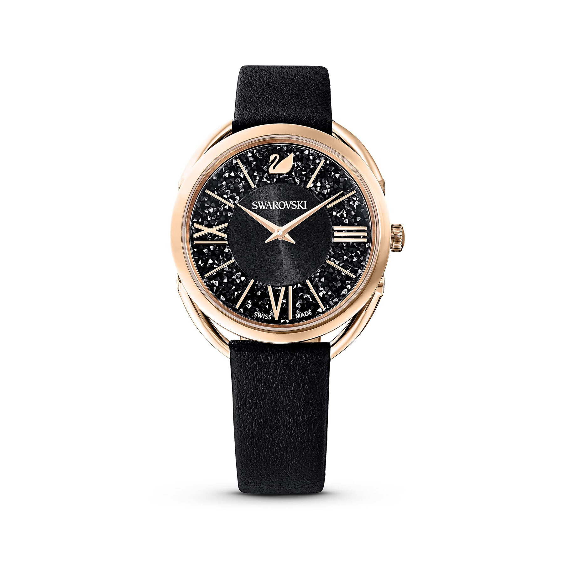 Swarovski Часовник Crystalline Glam Ls 5452452 Черен - Pepit.bg
