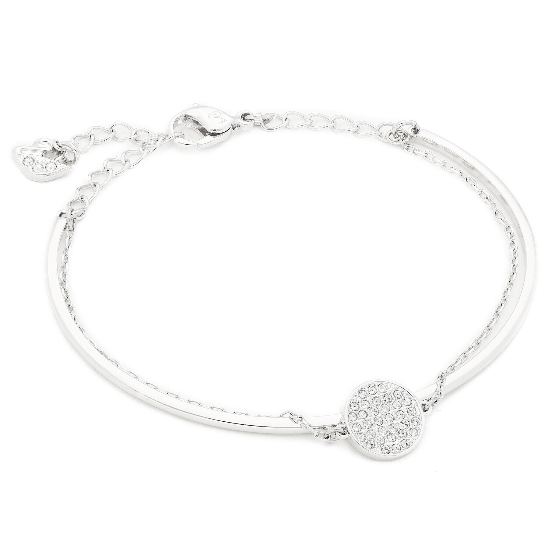 Swarovski Гривна Bangle 5389044 Сребрист - Pepit.bg