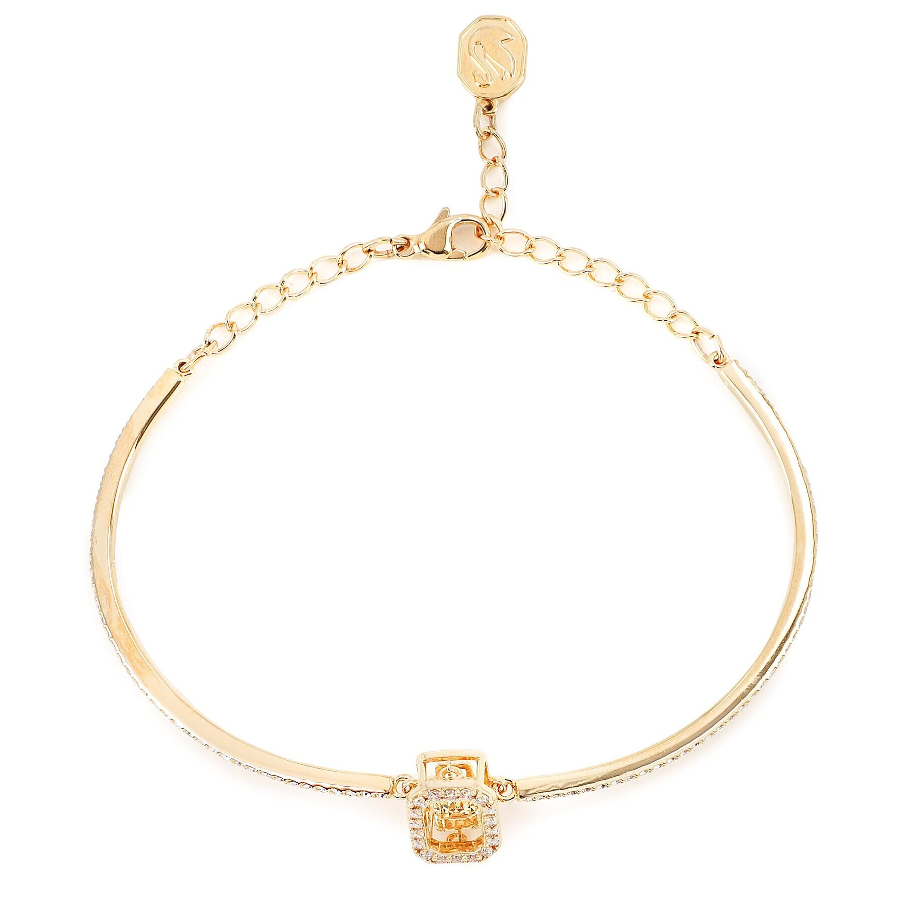 Swarovski Гривна Millenia 5638488 Златист - Pepit.bg