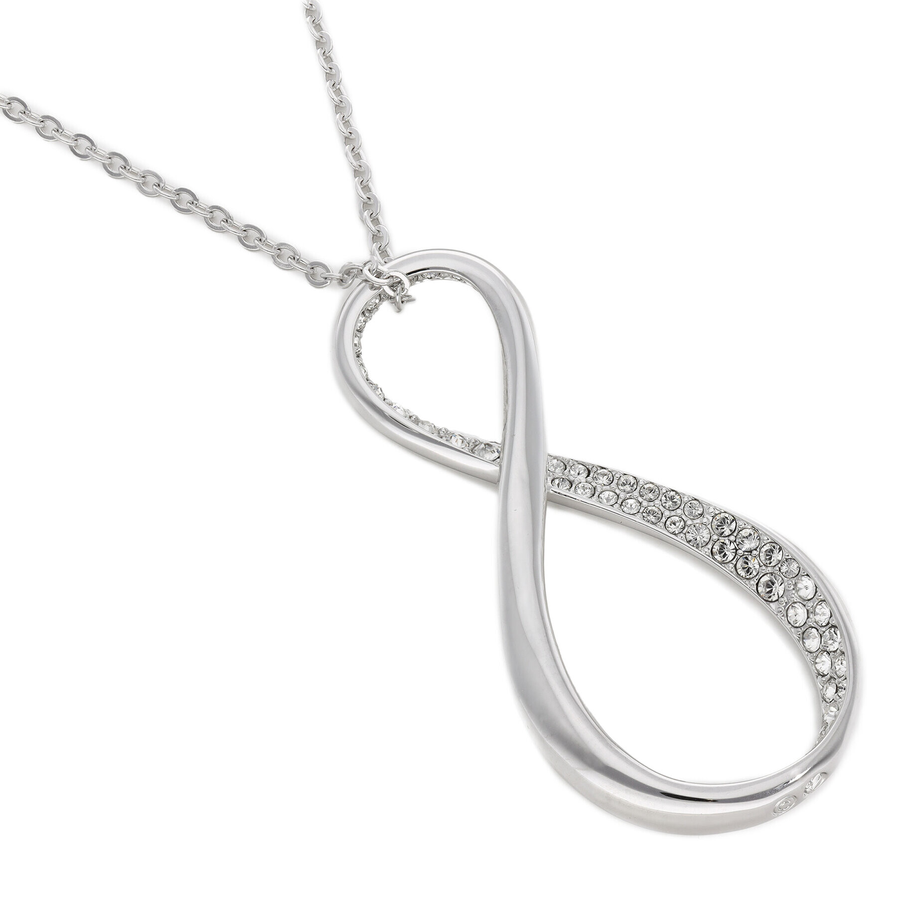 Swarovski Колие Exist 5636493 Сребрист - Pepit.bg