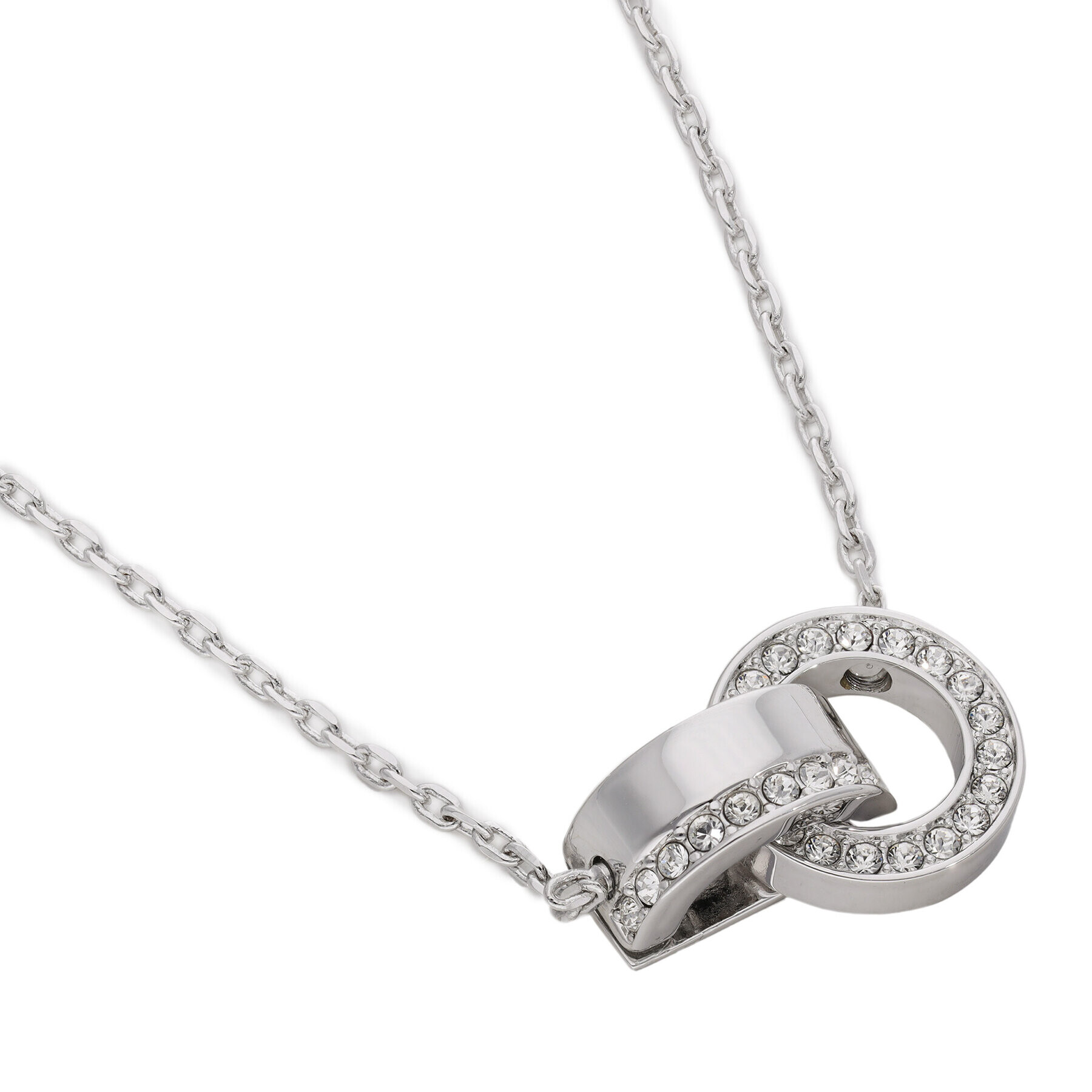 Swarovski Колие Hollow 5636497 Сребрист - Pepit.bg