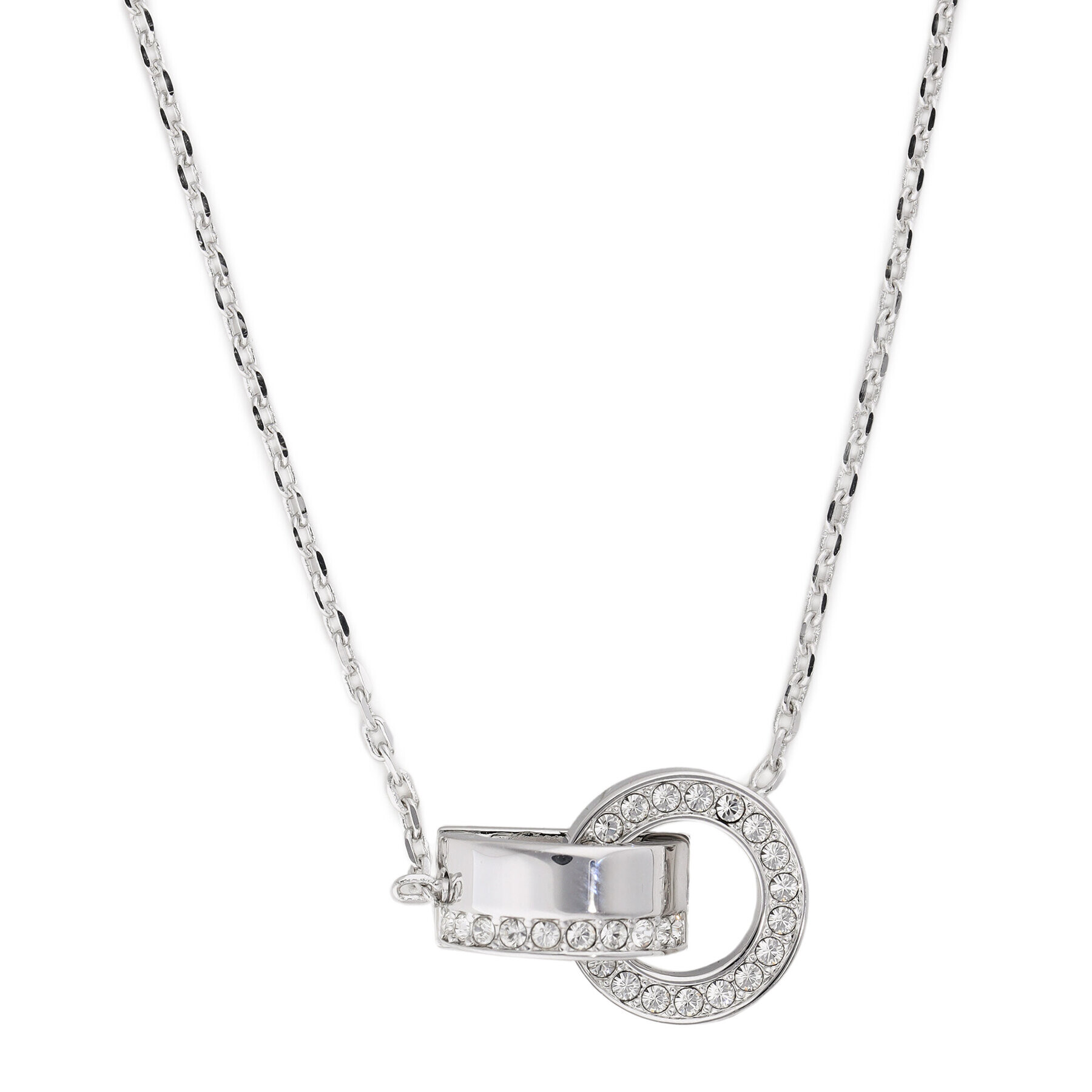 Swarovski Колие Hollow 5636497 Сребрист - Pepit.bg
