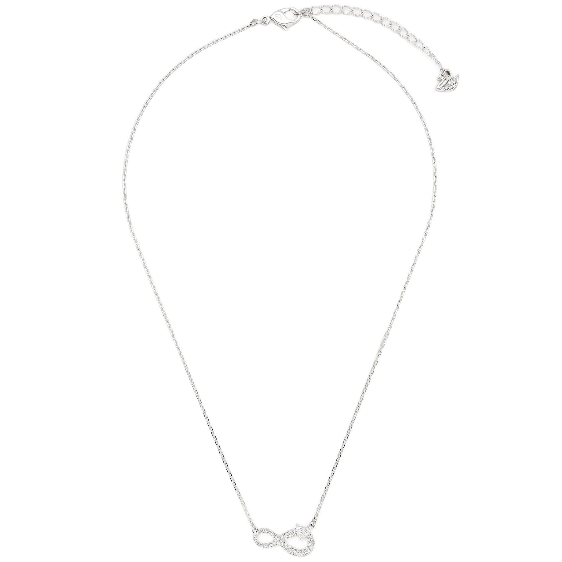 Swarovski Колие Infinity 5520576 Сребрист - Pepit.bg