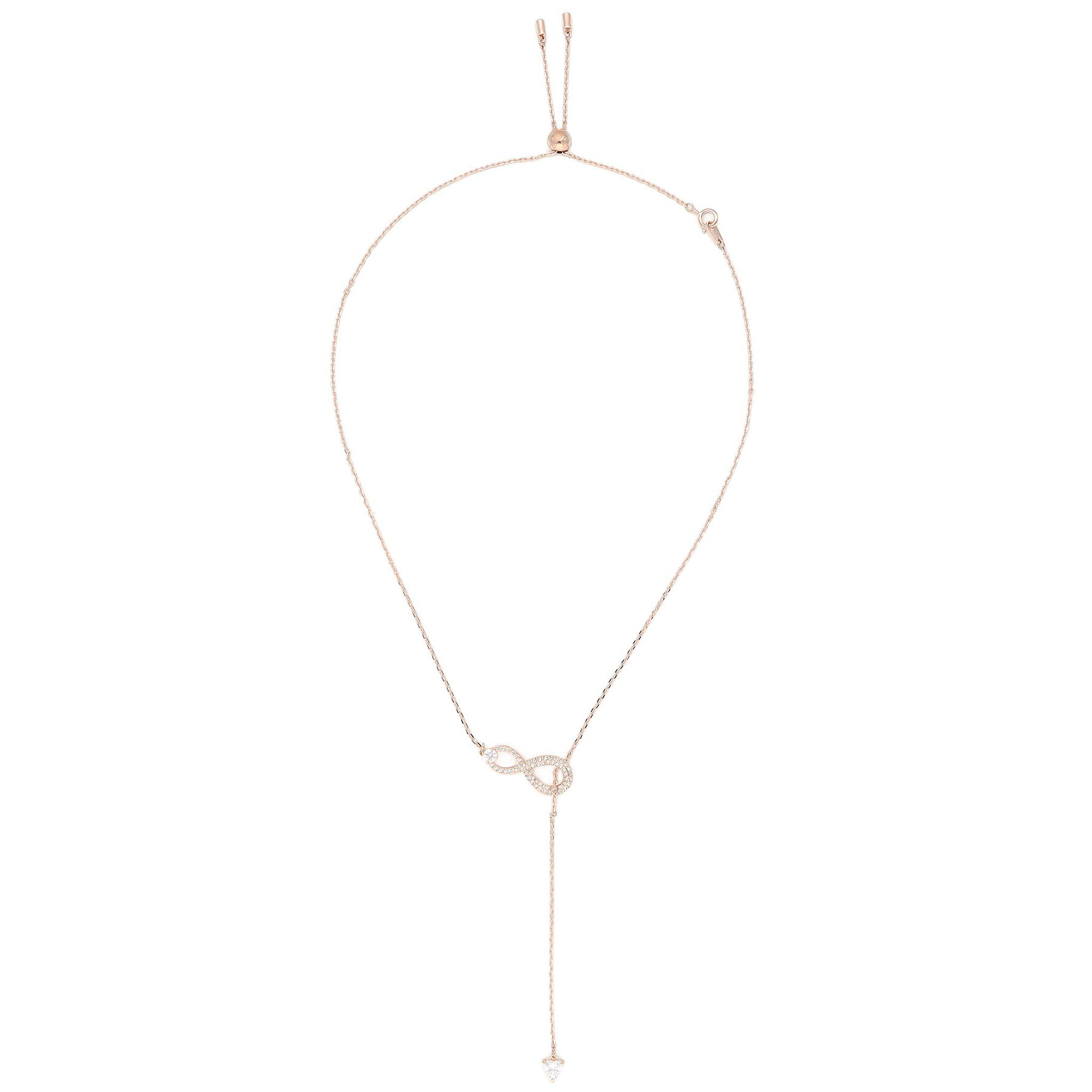 Swarovski Колие Infinity 5521346 Златист - Pepit.bg