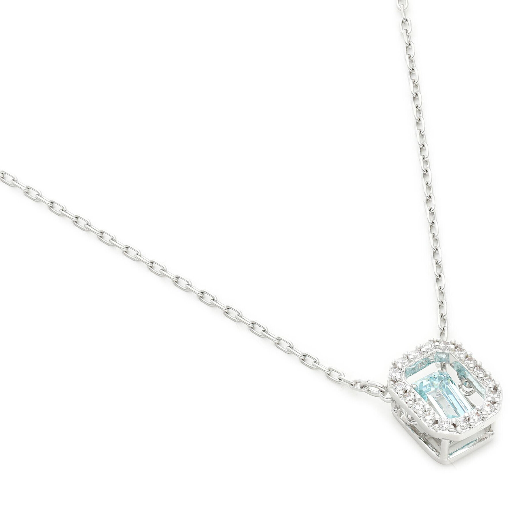 Swarovski Колие Millenia 5640289 Сребрист - Pepit.bg