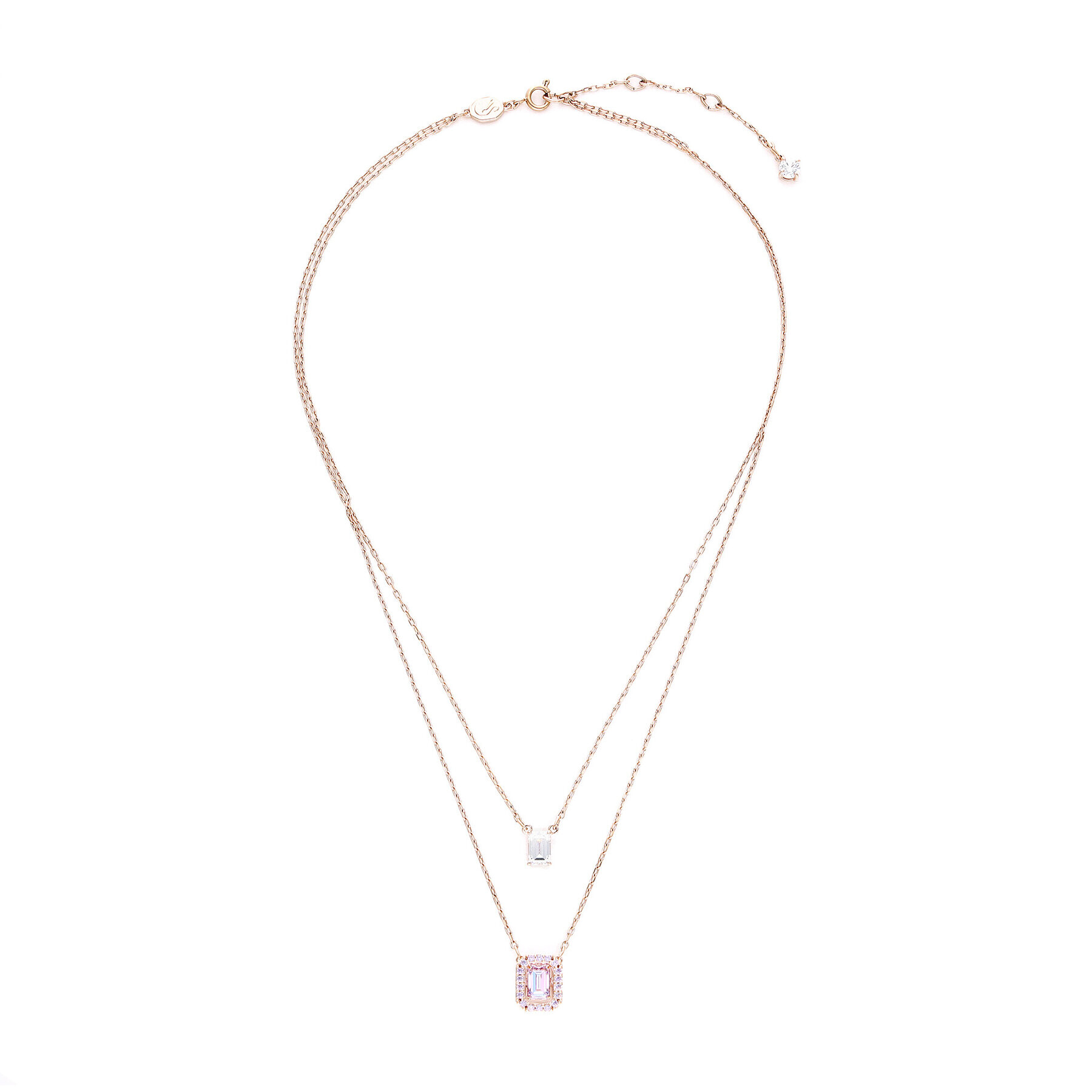 Swarovski Колие Millenia 5640558 Розов - Pepit.bg