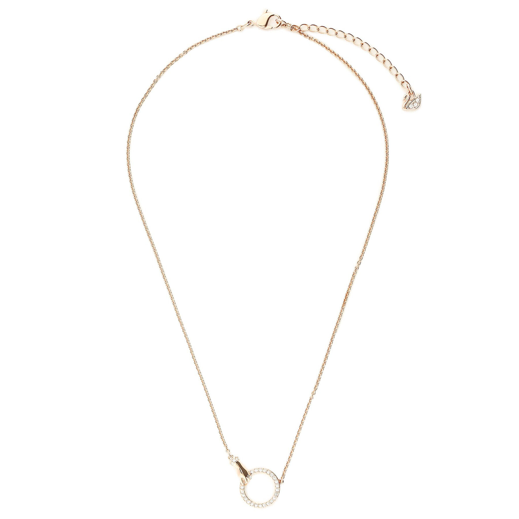 Swarovski Колие Necklace Hand 5489573 Розов - Pepit.bg