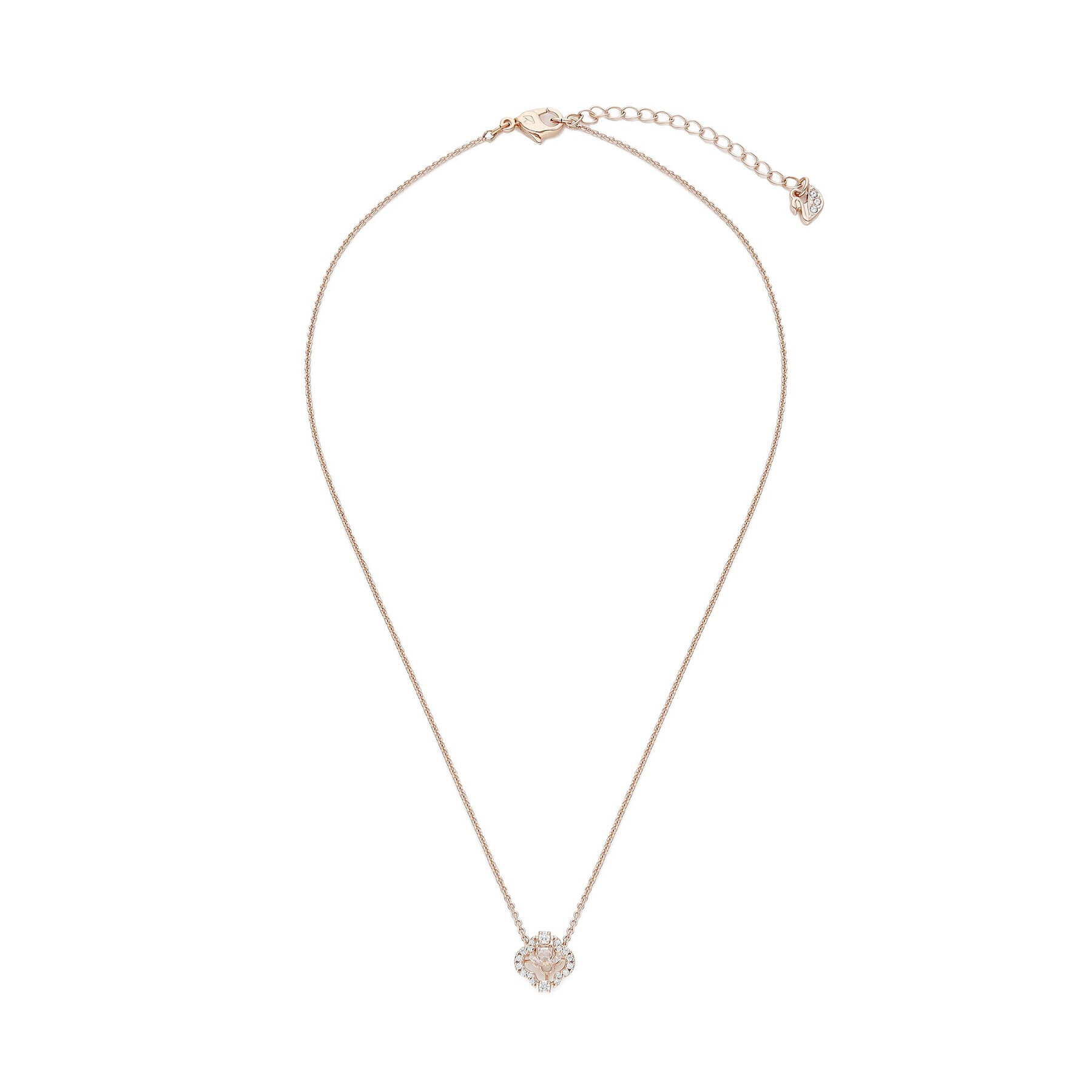 Swarovski Колие Sparkling Dance 5642928 Златист - Pepit.bg