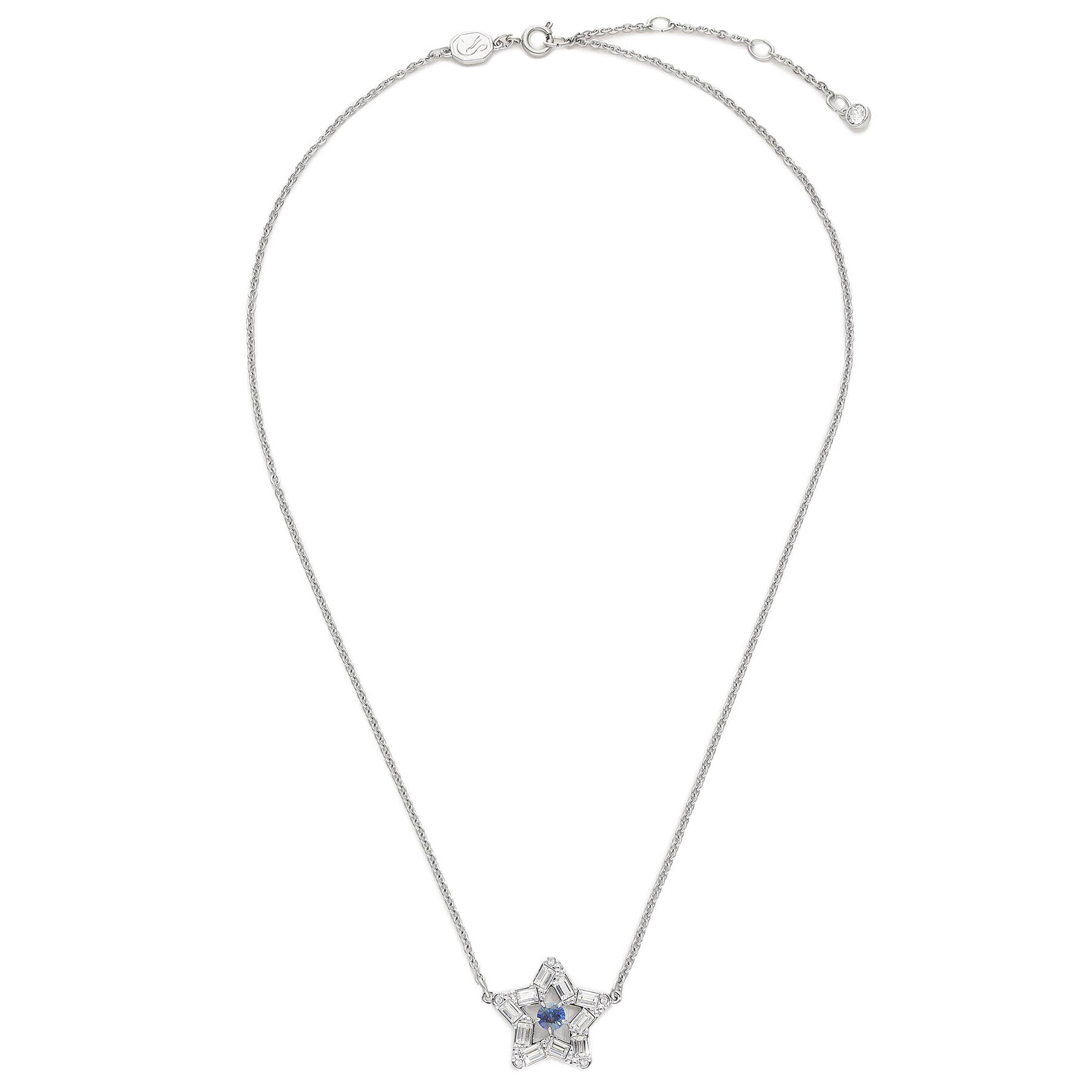 Swarovski Колие Stella 5639186 Сребрист - Pepit.bg