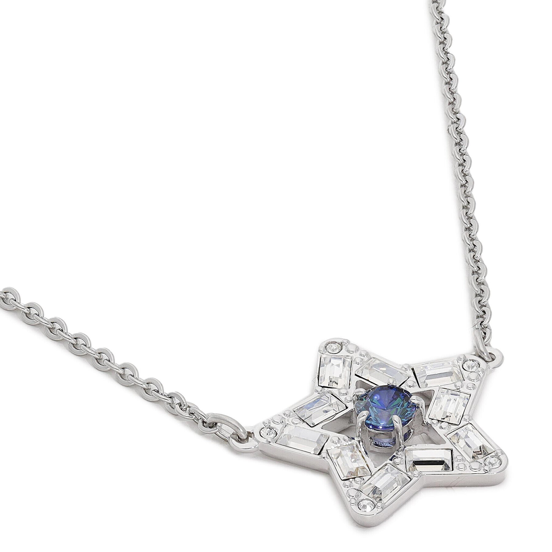 Swarovski Колие Stella 5639186 Сребрист - Pepit.bg