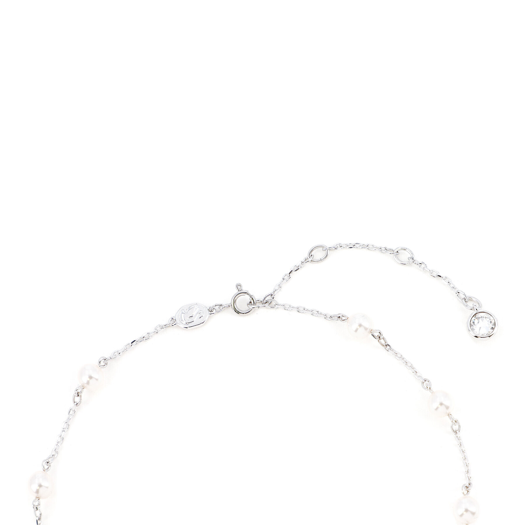 Swarovski Колие Stella 5645379 Сребрист - Pepit.bg