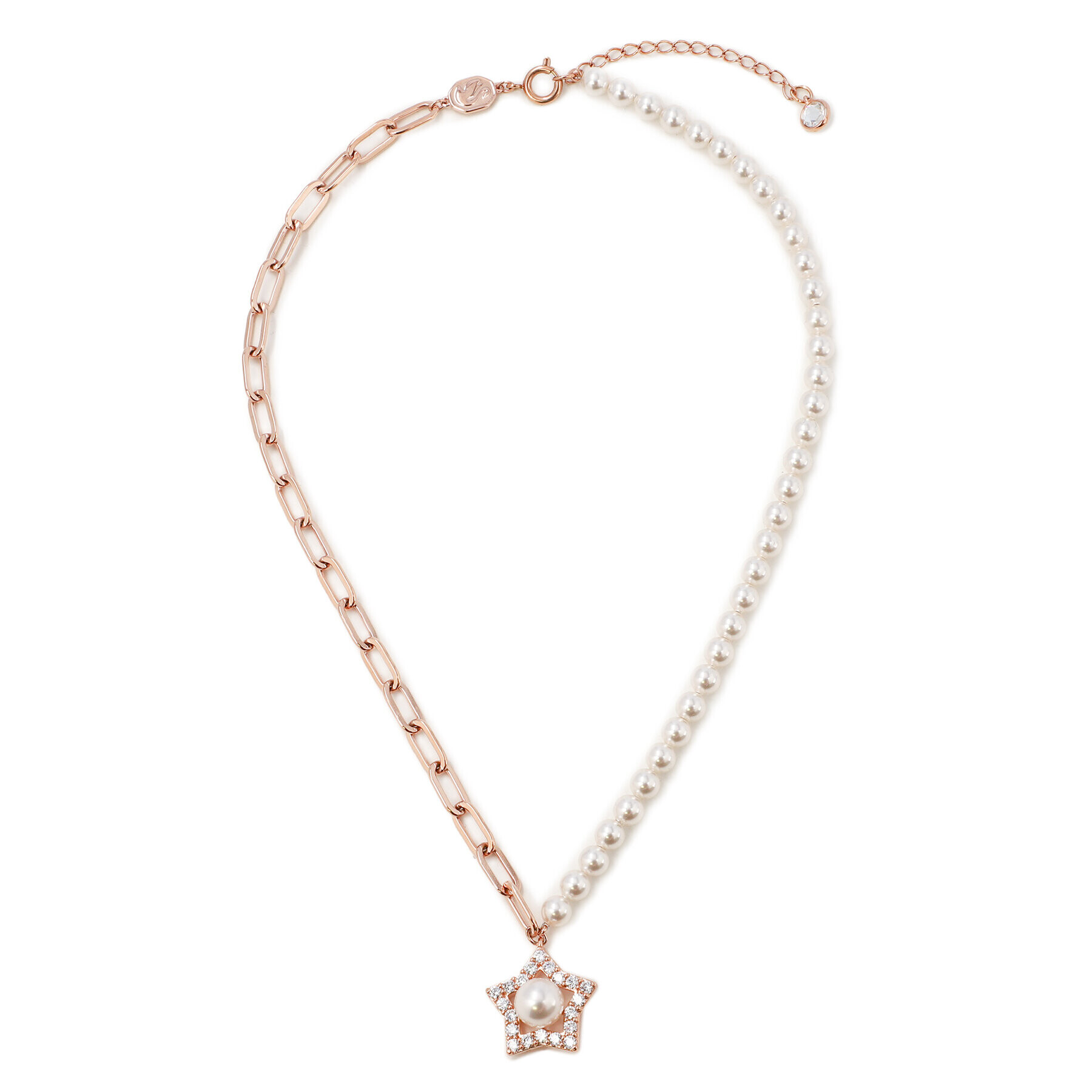 Swarovski Колие Stella 5645381 Розов - Pepit.bg