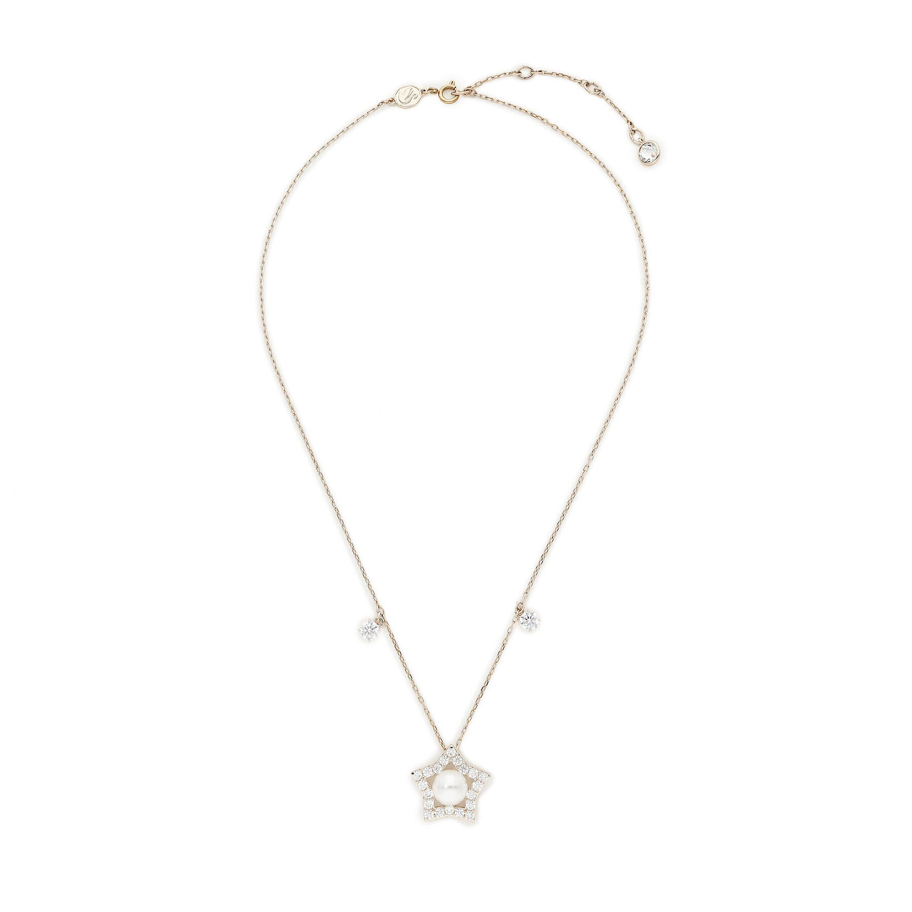 Swarovski Колие Stella 5645382 Розов - Pepit.bg