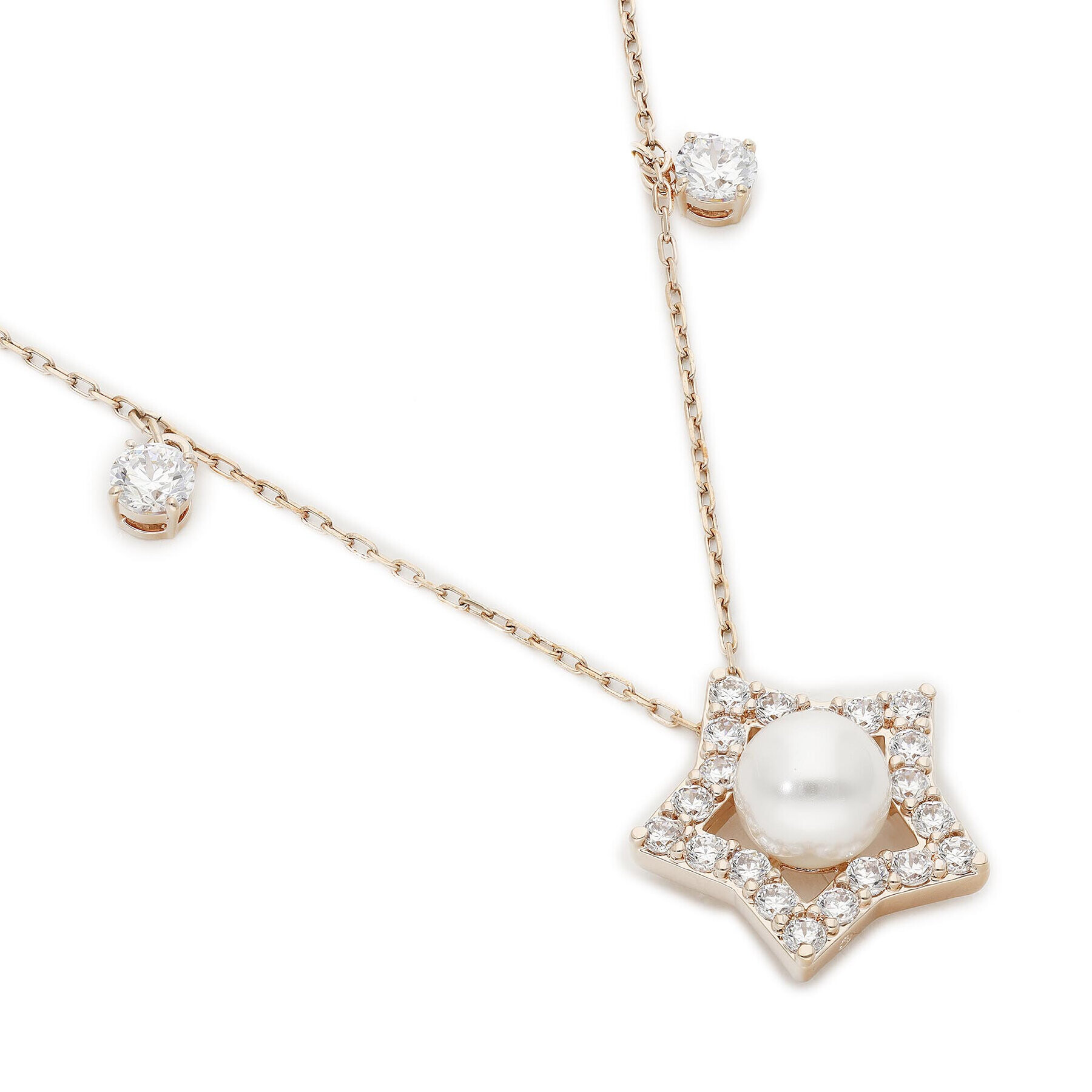 Swarovski Колие Stella 5645382 Розов - Pepit.bg