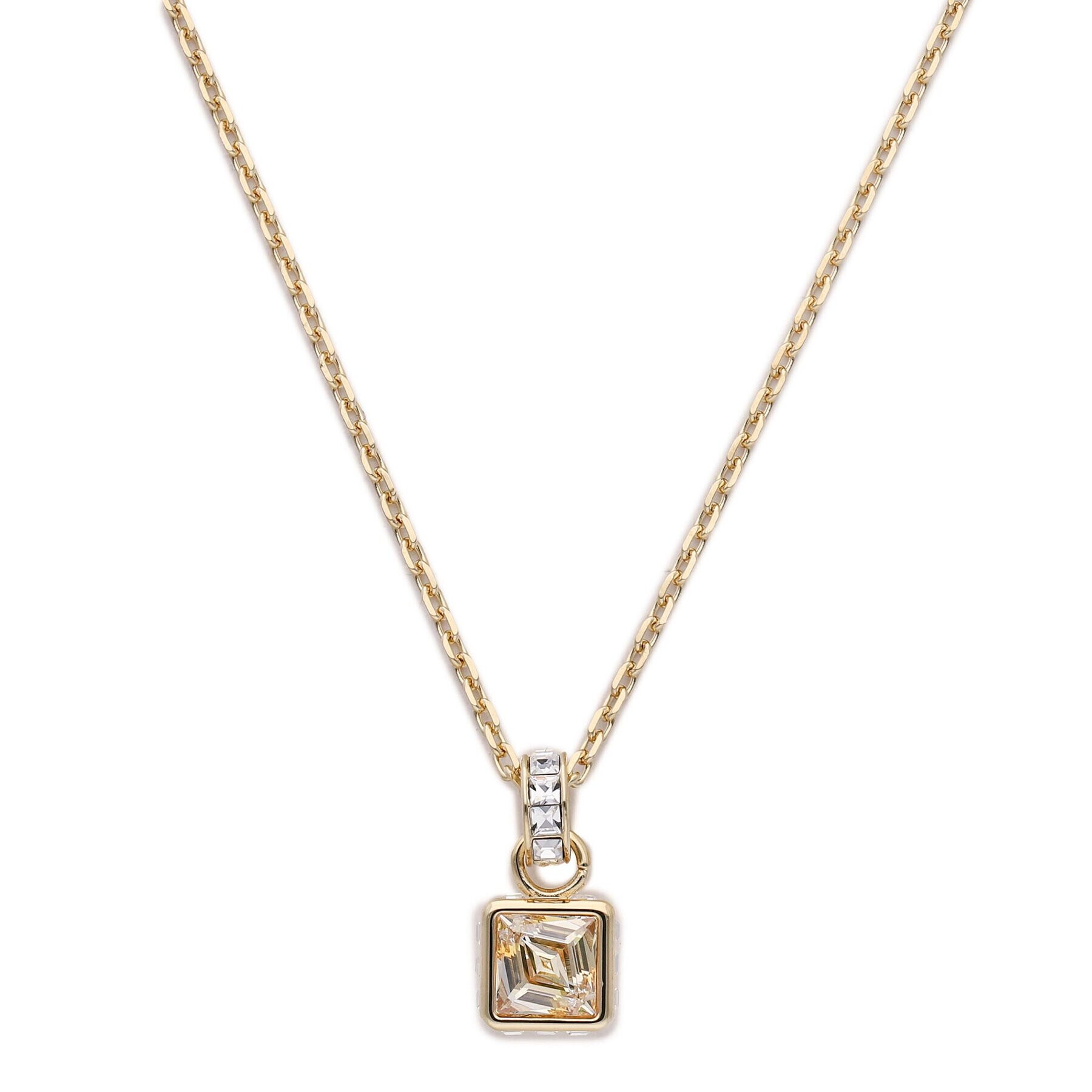 Swarovski Колие Stilla 5648749 Златист - Pepit.bg