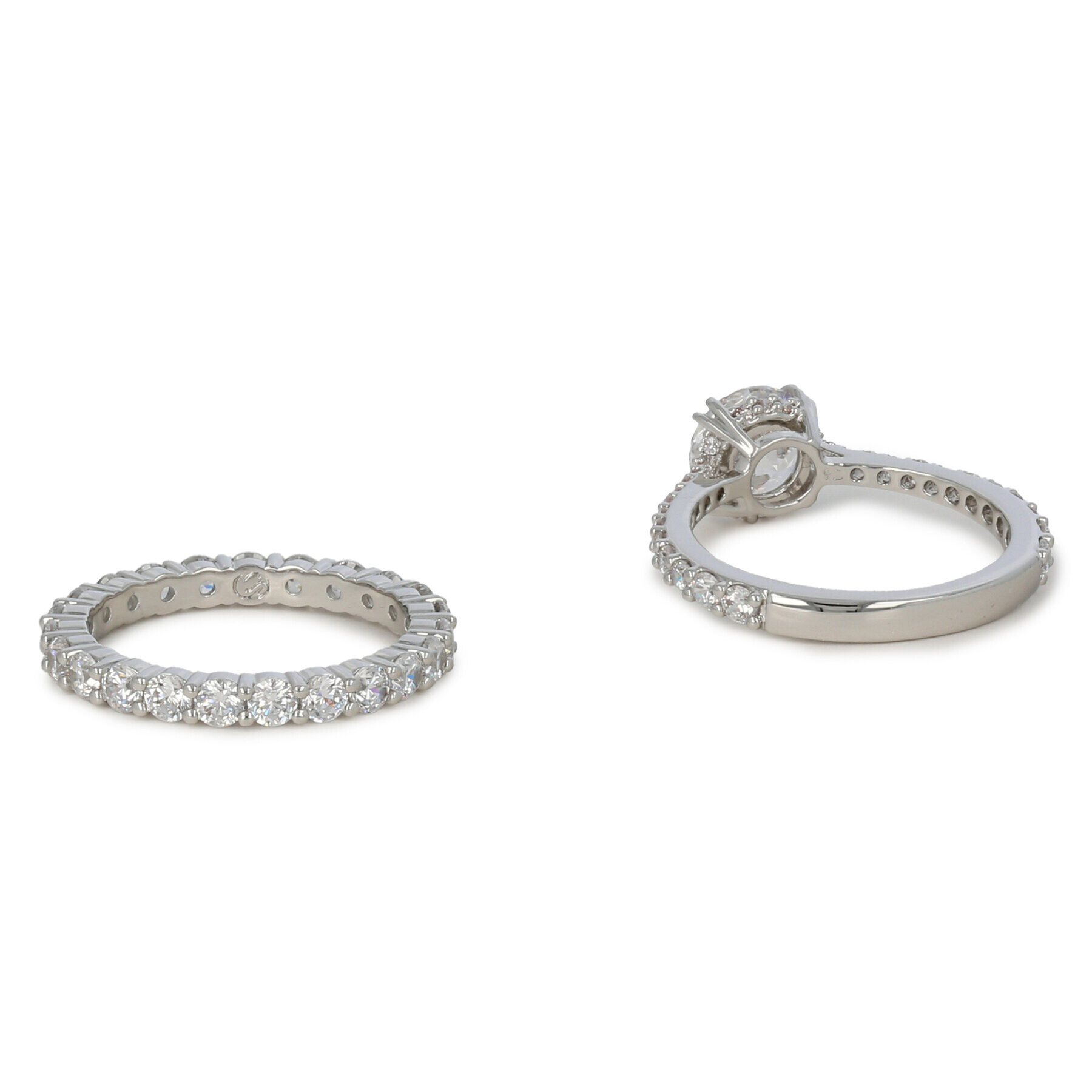 Swarovski Комплект 2 пръстена Constella 5649216 Сребрист - Pepit.bg