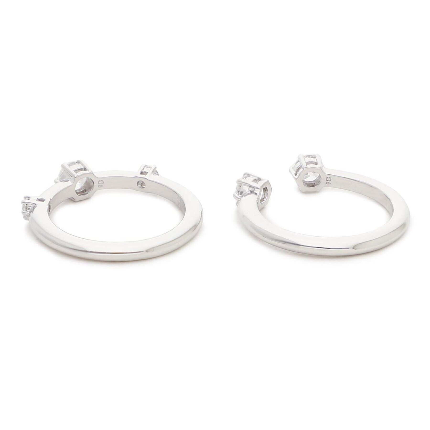Swarovski Комплект 2 пръстена Constella Ring 5640960 Сребрист - Pepit.bg