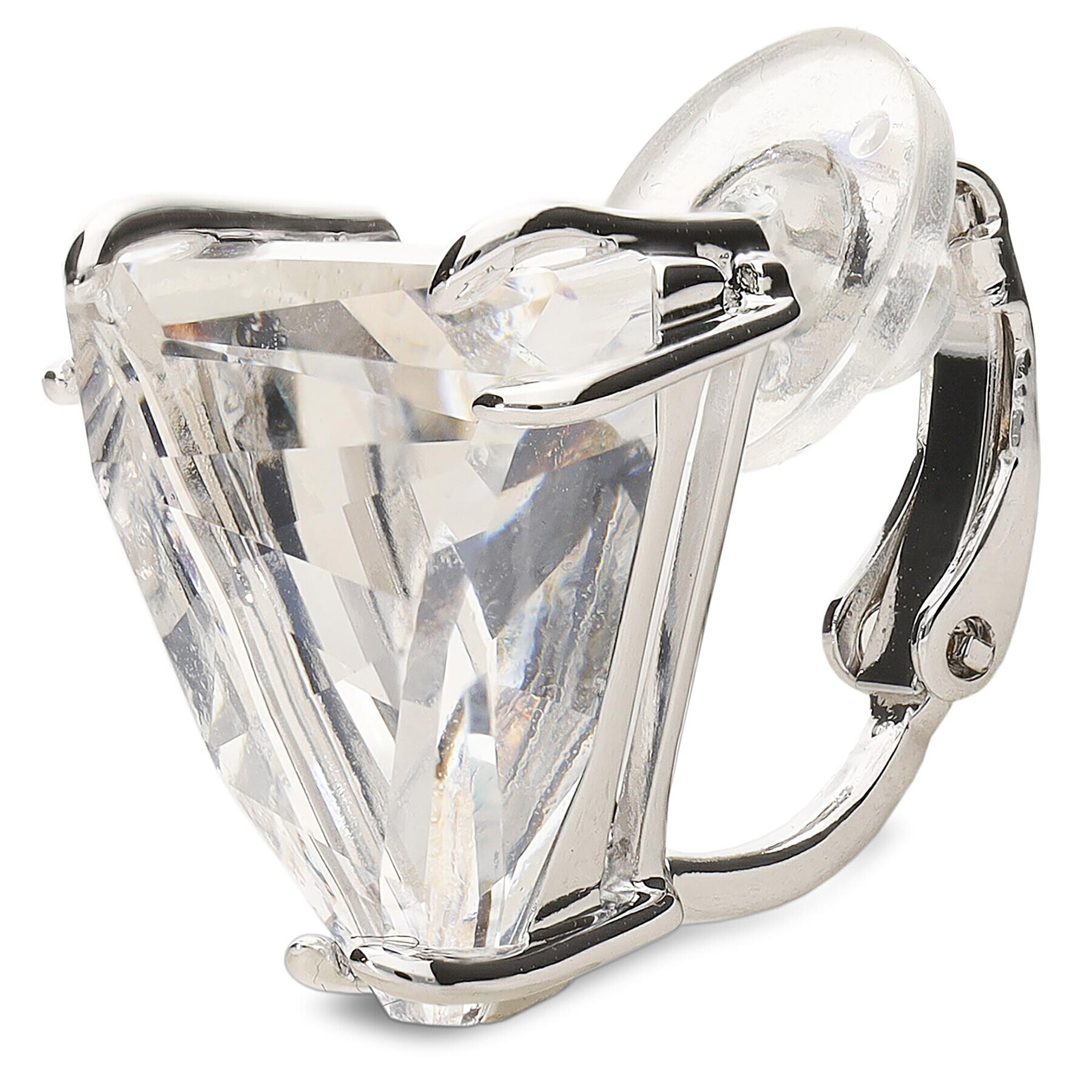 Swarovski Обеца Mec Trng 5600753 Сребрист - Pepit.bg