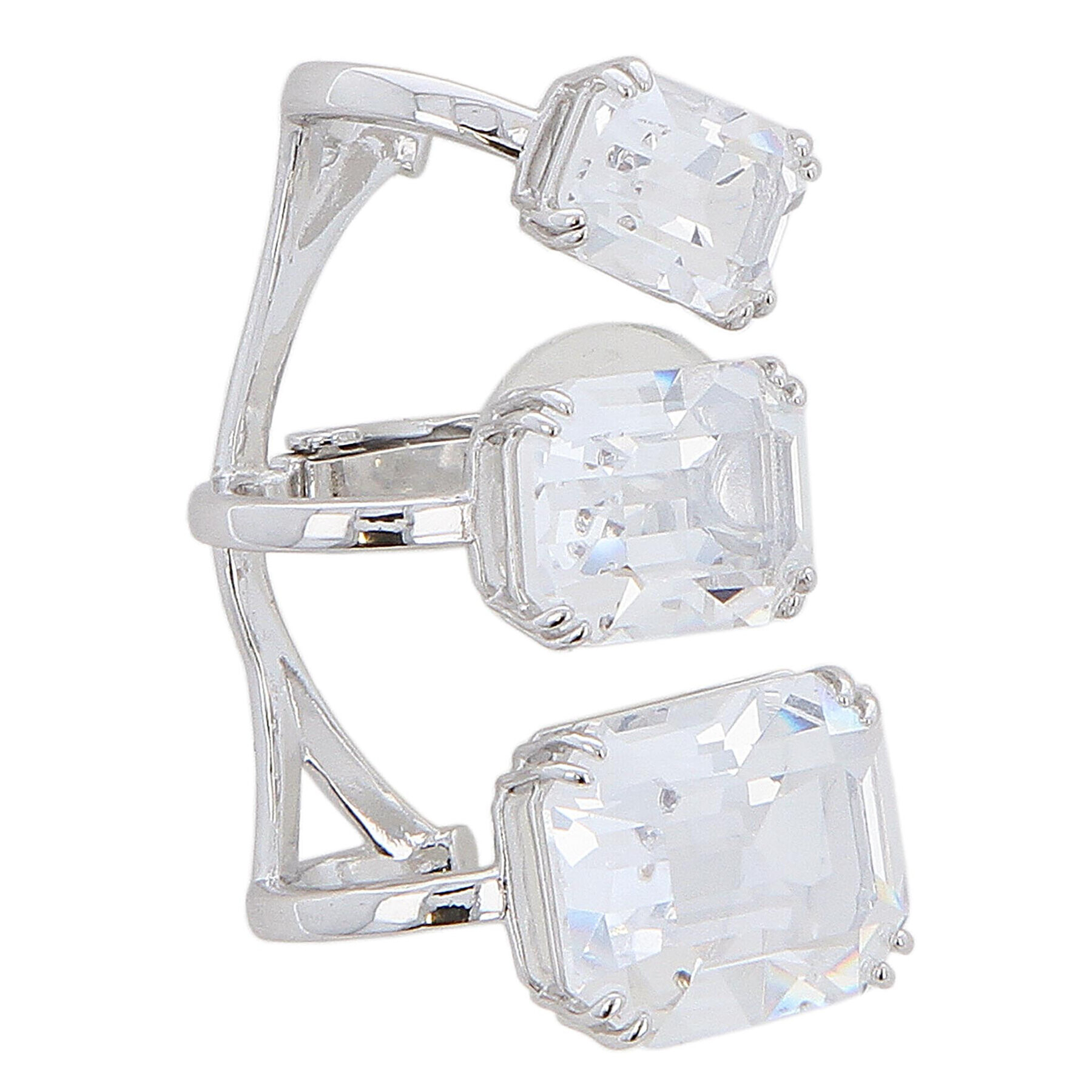 Swarovski Обеца Millenia 5602783 Сребрист - Pepit.bg