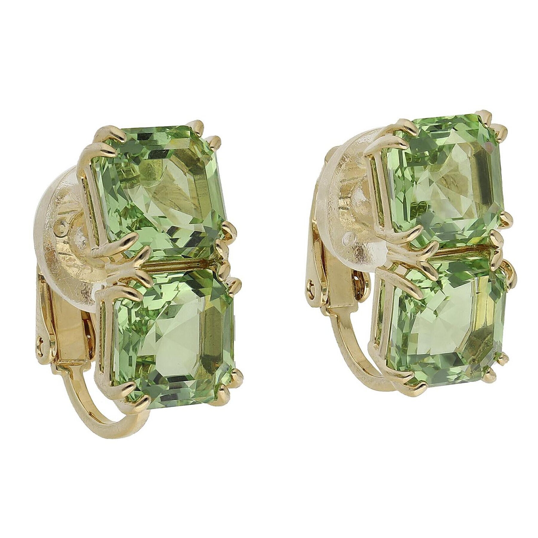 Swarovski Обеци с клипс Millenia 5654559 Златист - Pepit.bg