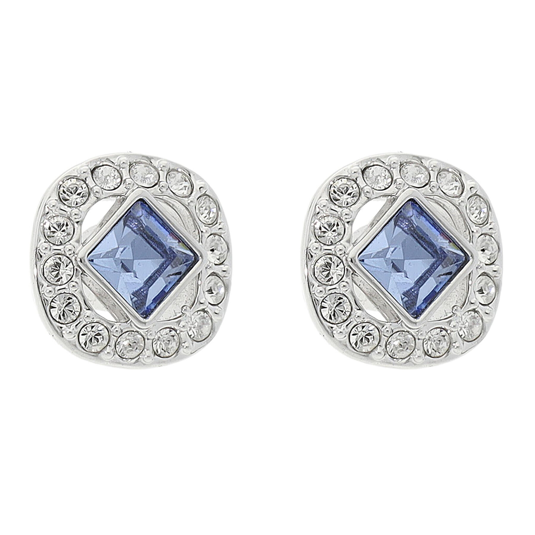 Swarovski Обици Angelic 5352048 Сребрист - Pepit.bg