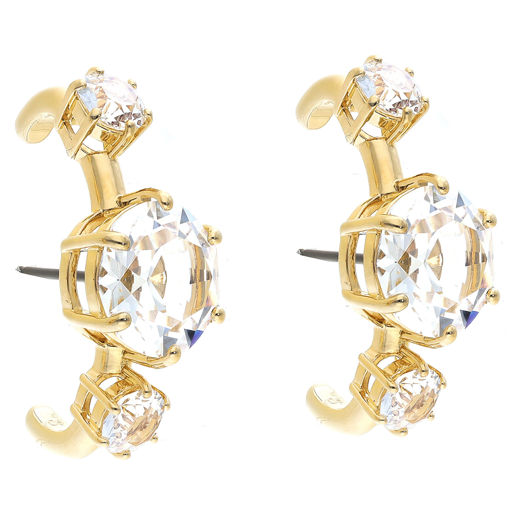 Swarovski Обици Constella 5616919 Златист - Pepit.bg
