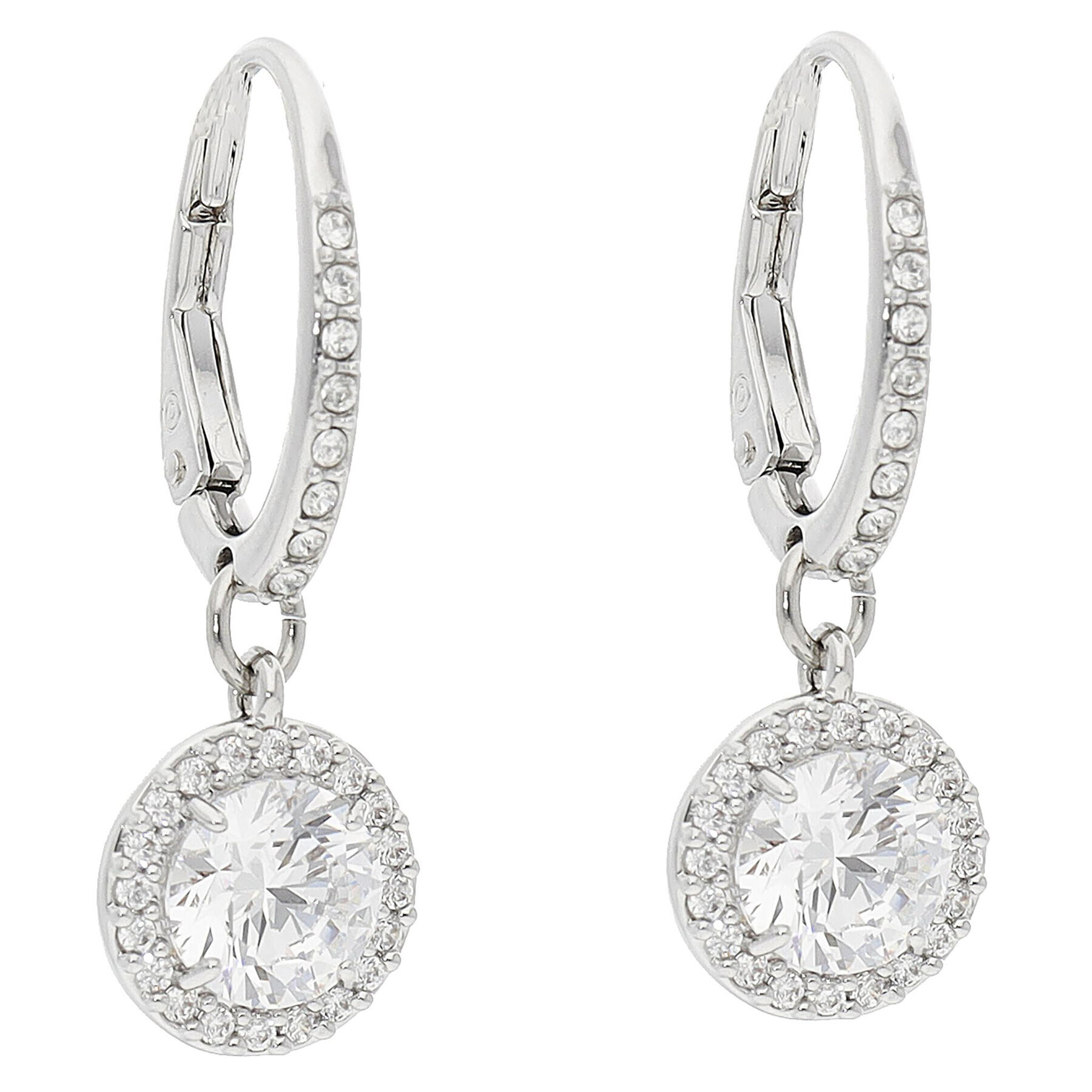 Swarovski Обици Constella 5636270 Сребрист - Pepit.bg