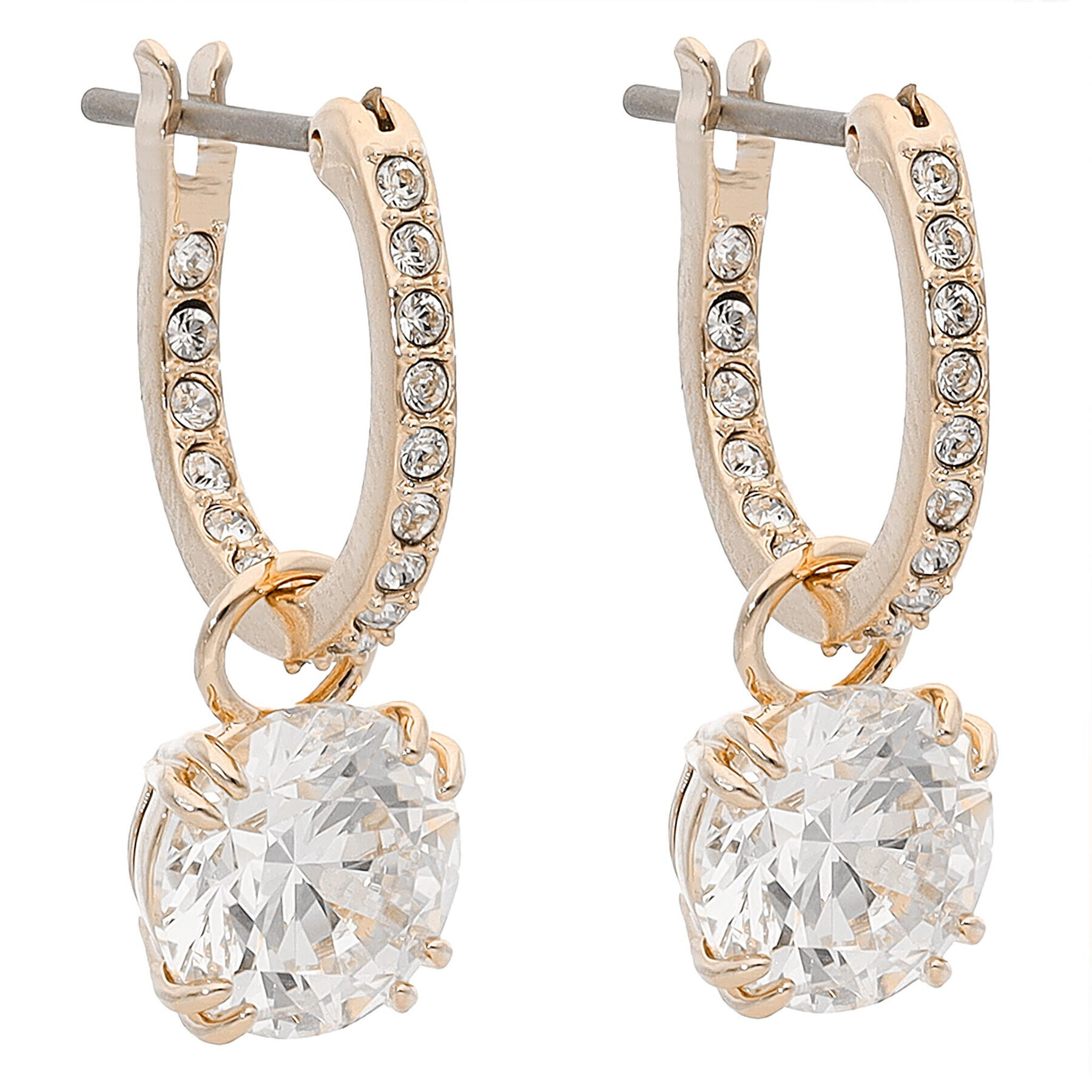 Swarovski Обици Constella 5639975 Розов - Pepit.bg