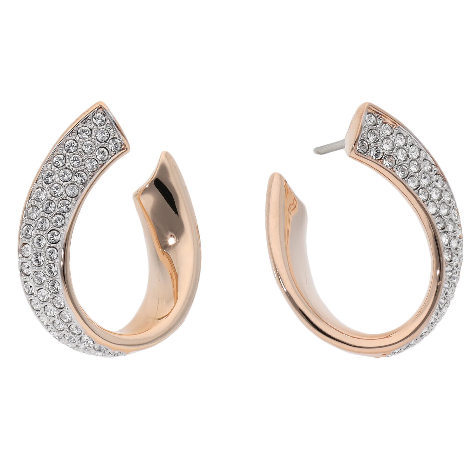 Swarovski Обици Exist 5636448 Розов - Pepit.bg