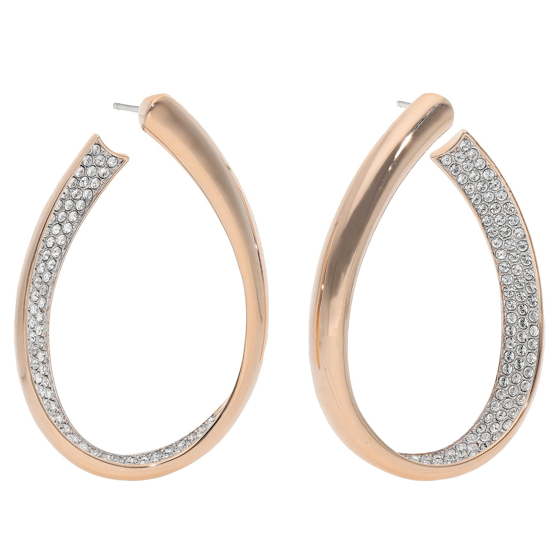 Swarovski Обици Exist 5636960 Розов - Pepit.bg