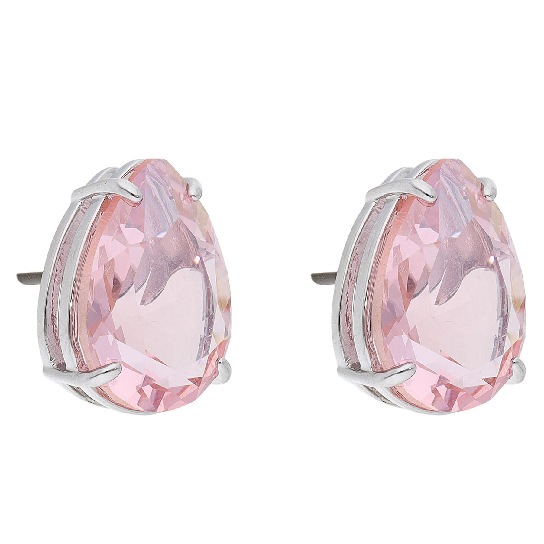Swarovski Обици Gema 5614455 Розов - Pepit.bg