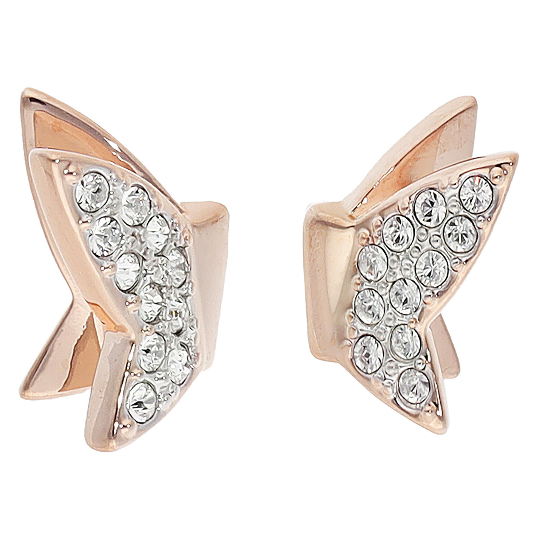 Swarovski Обици Lilia 5636427 Розов - Pepit.bg