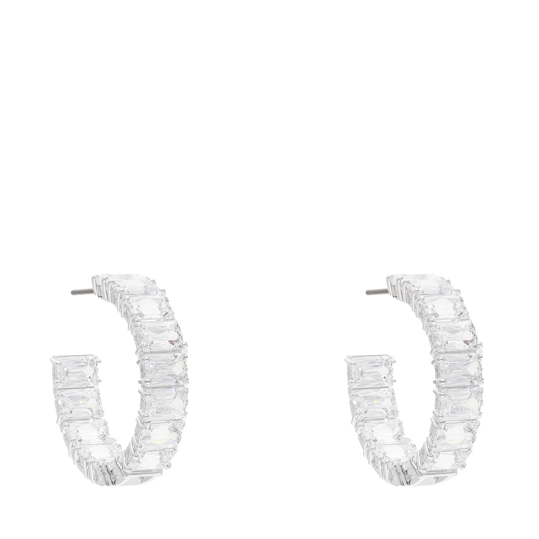 Swarovski Обици Millenia 5612673 Сребрист - Pepit.bg