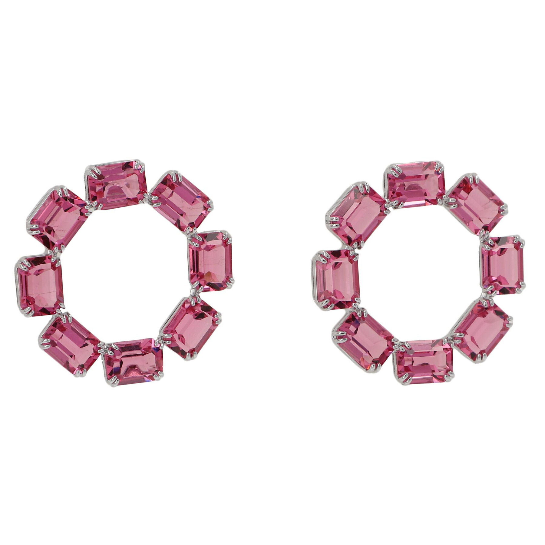 Swarovski Обици Millenia 5614296 Розов - Pepit.bg