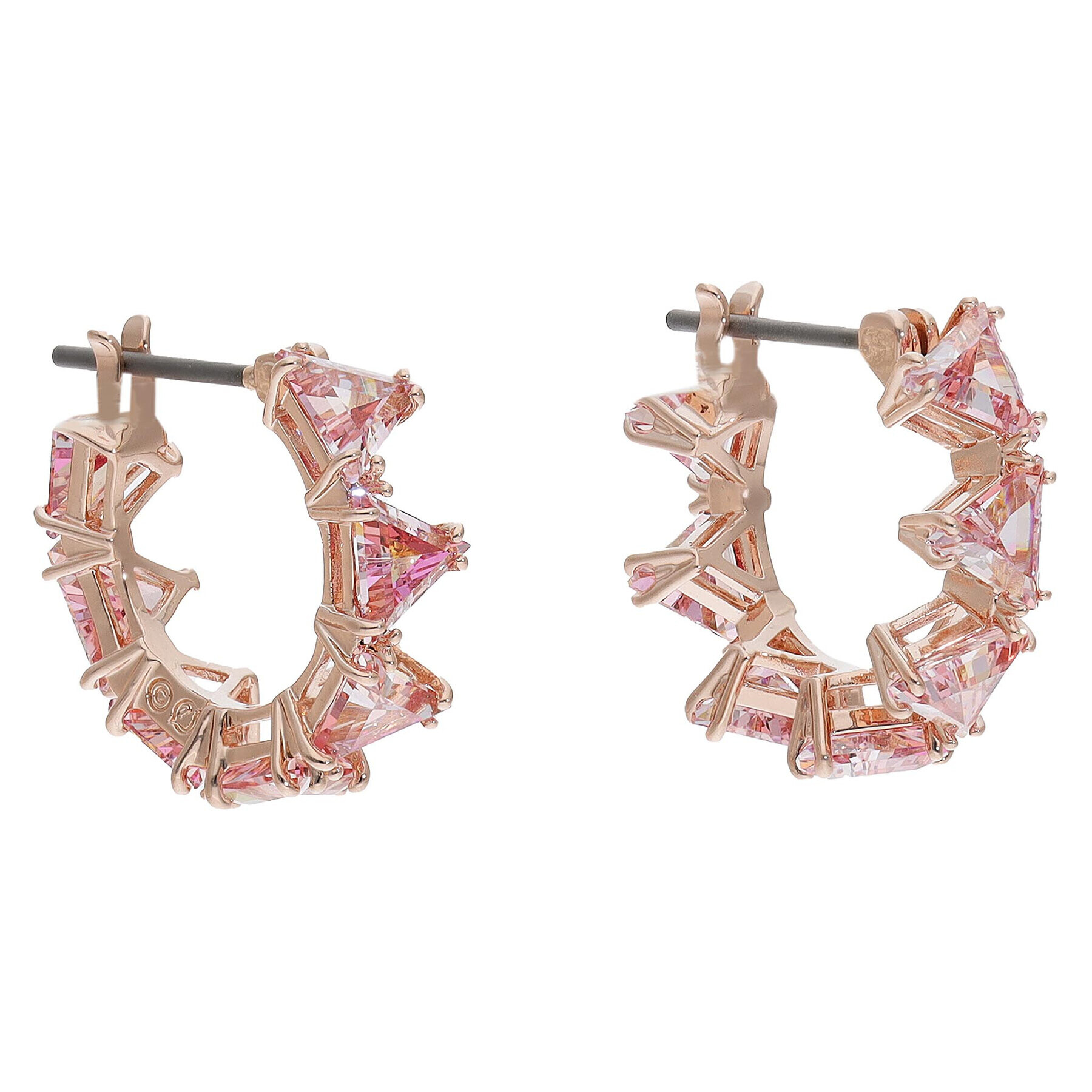 Swarovski Обици Millenia 5614930 Розов - Pepit.bg
