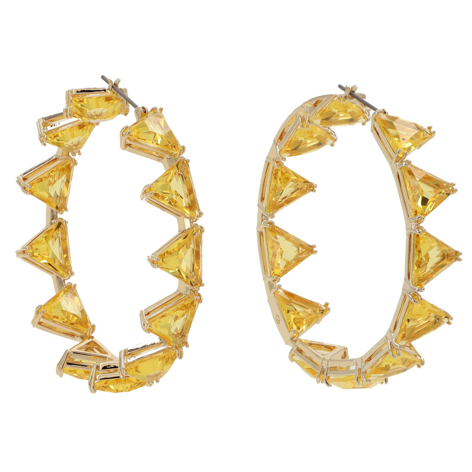 Swarovski Обици Ortyx 5630821 Жълт - Pepit.bg