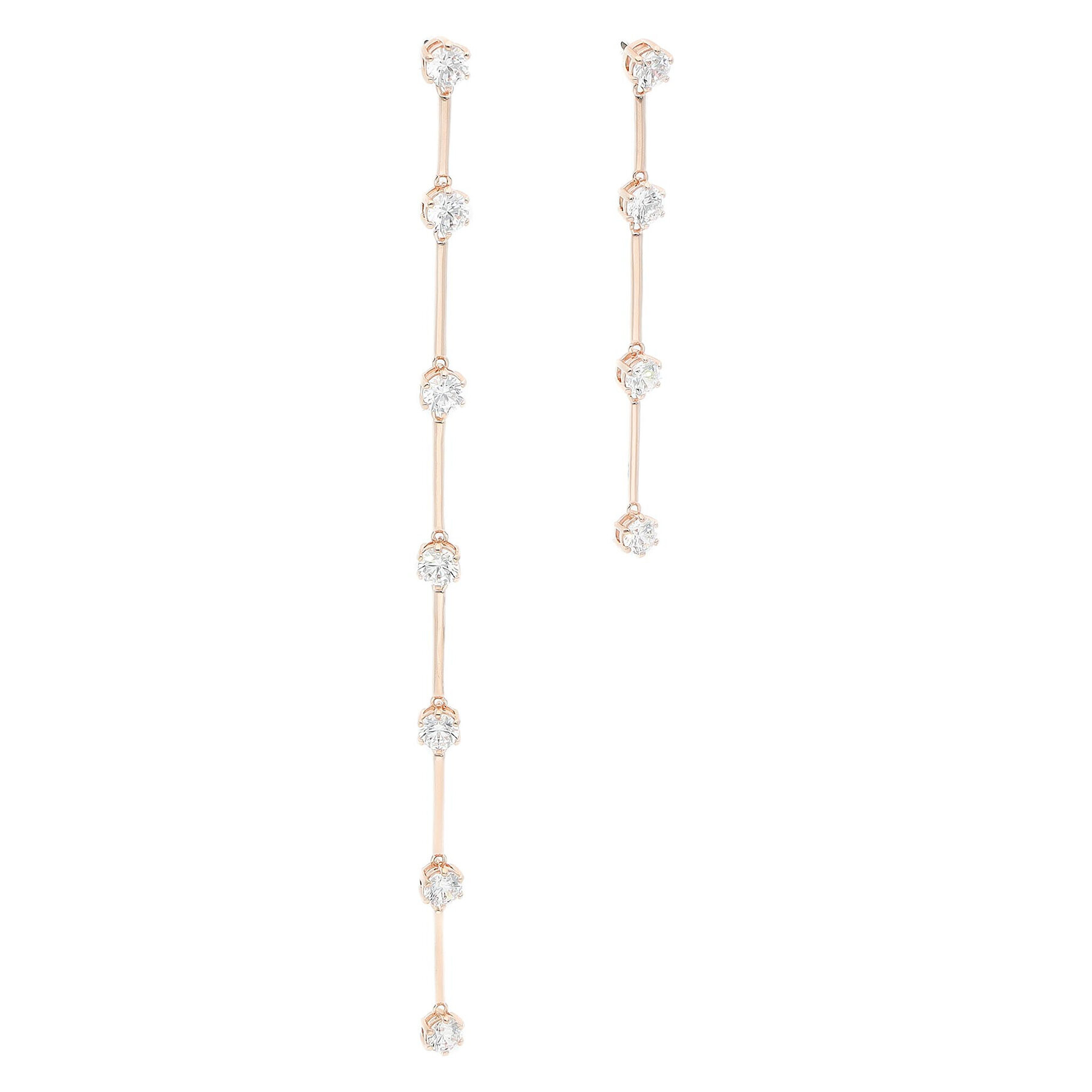 Swarovski Обици Pe Asym 5609707 Сребрист - Pepit.bg