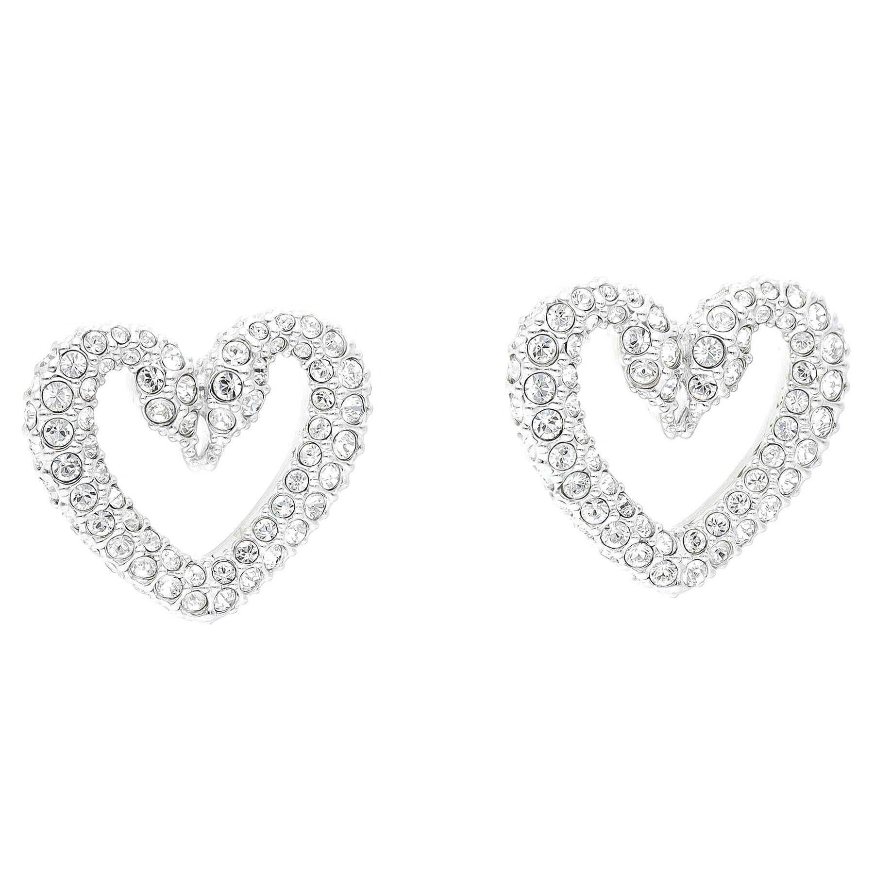 Swarovski Обици Una 5625535 Сребрист - Pepit.bg