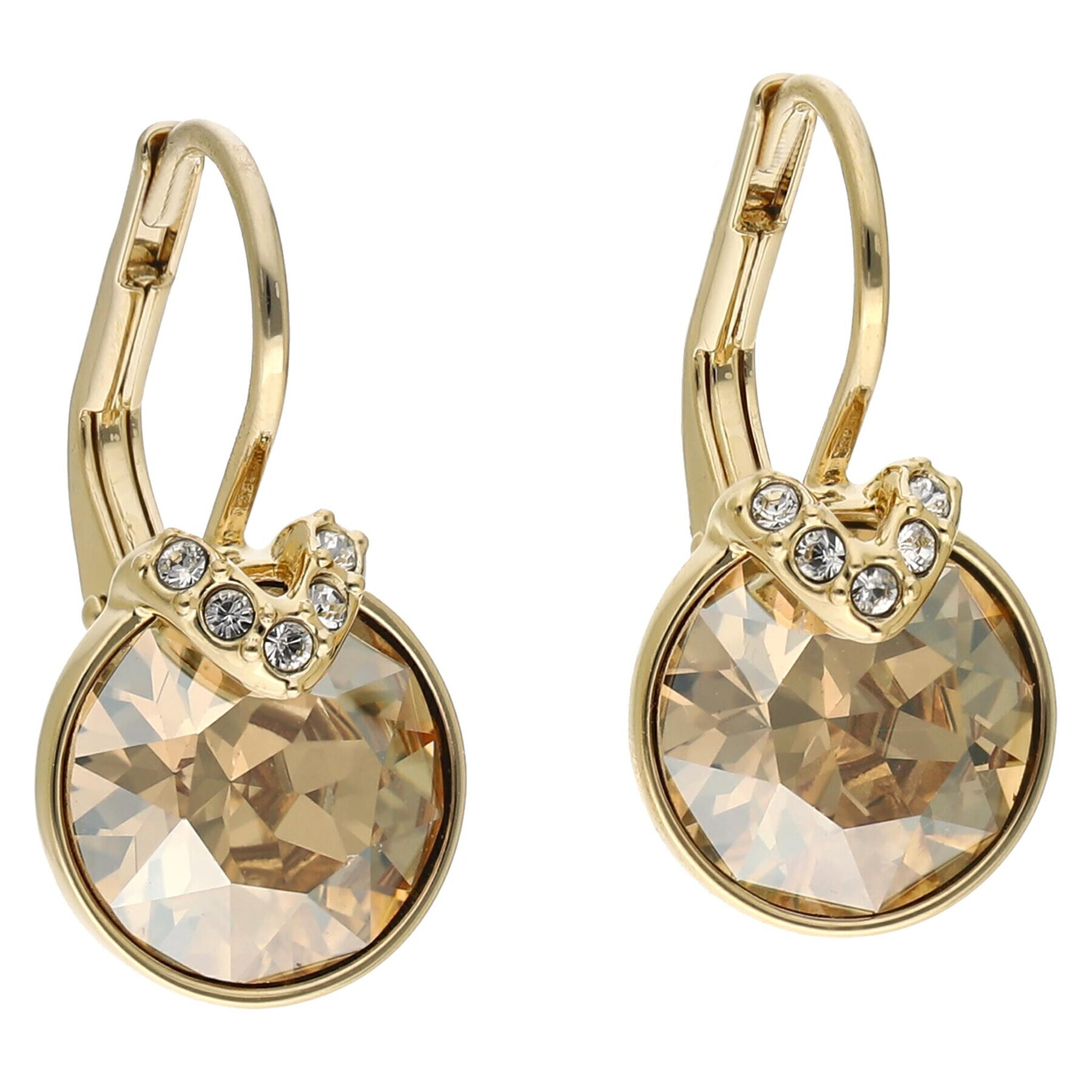 Swarovski Обици Bella V 5662093 Златист - Pepit.bg