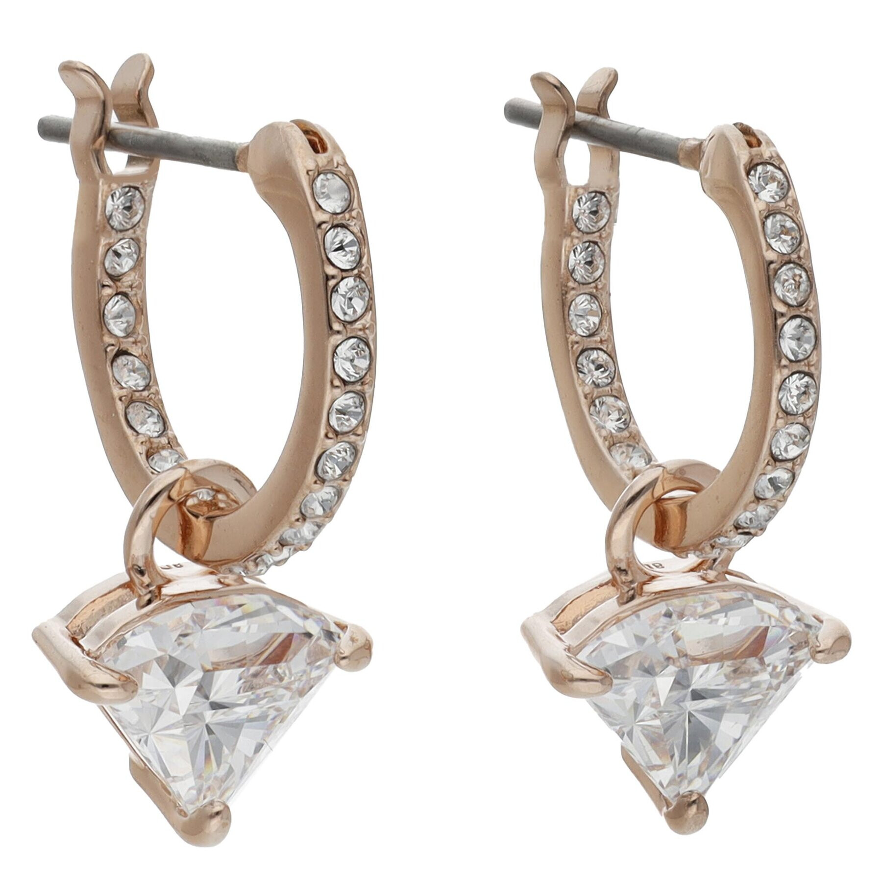 Swarovski Обици Ortyx 5643738 Розов - Pepit.bg