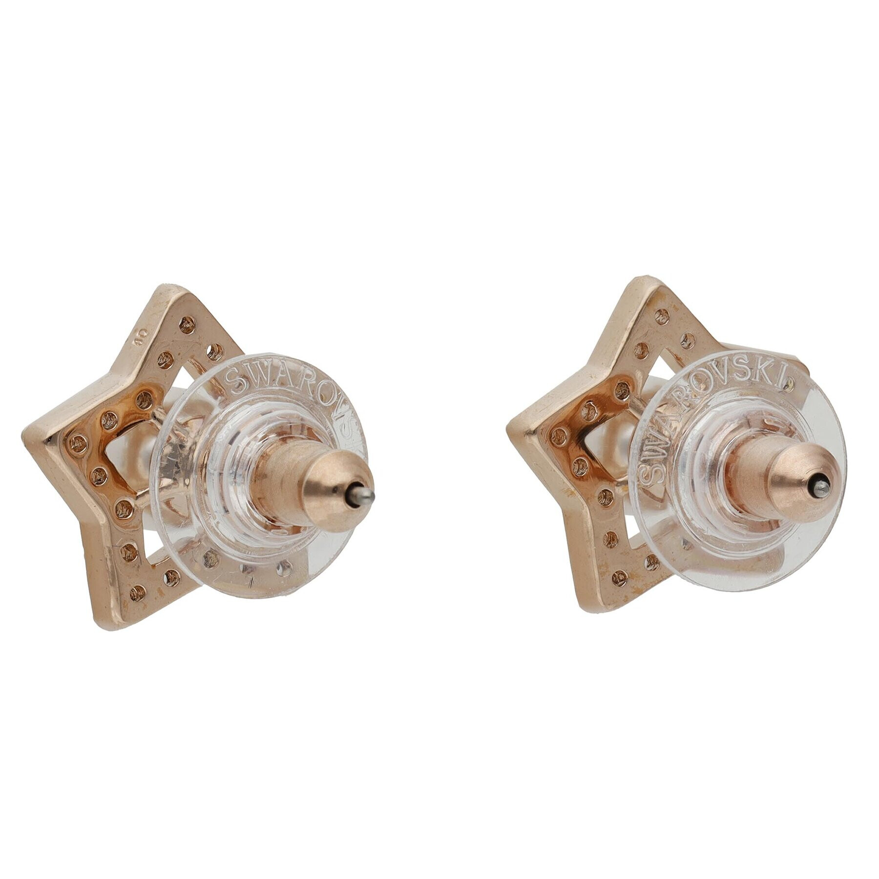 Swarovski Обици Stella 5645465 Златист - Pepit.bg